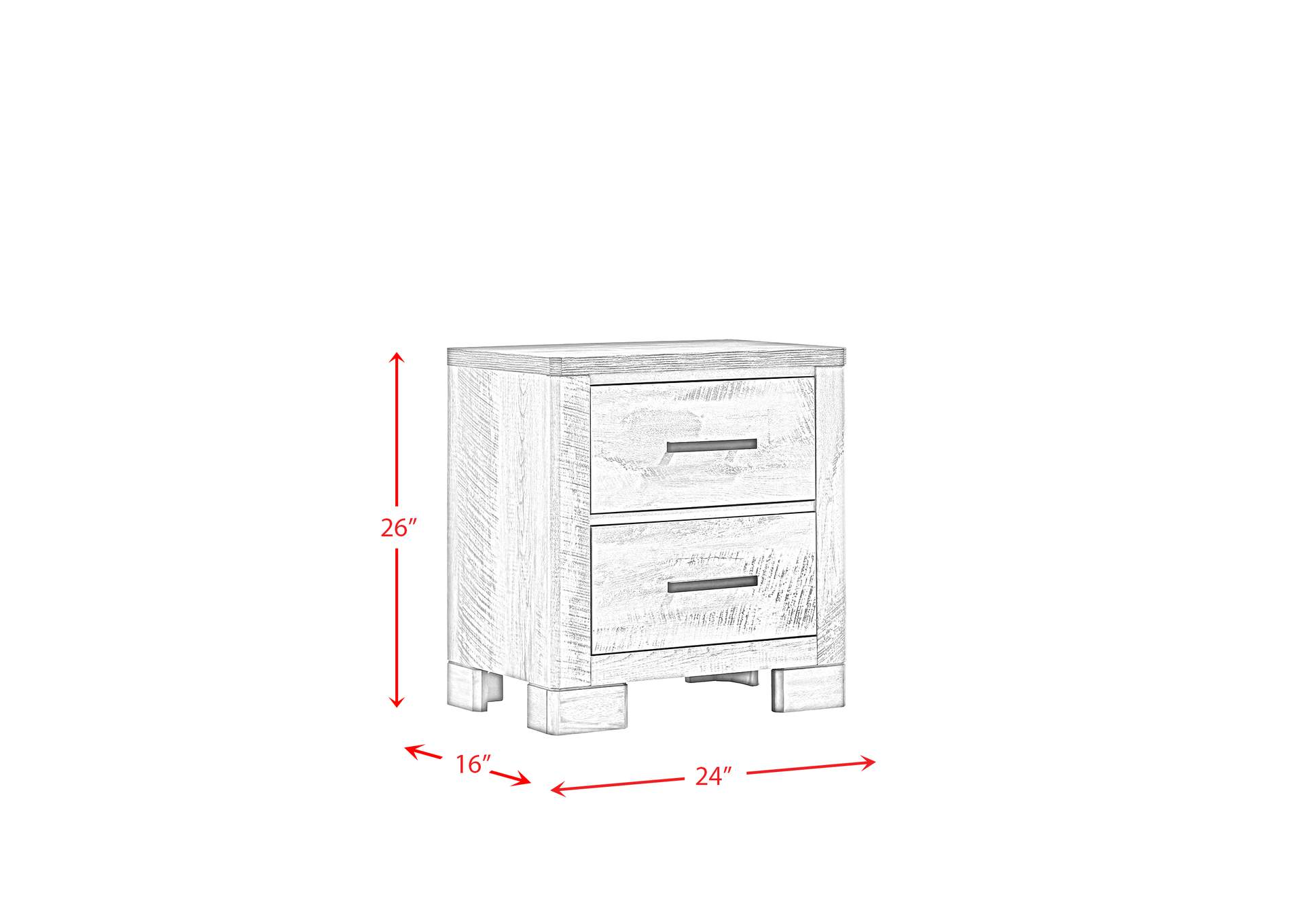 Millers Cove Full 4 Piece Bedroom Set