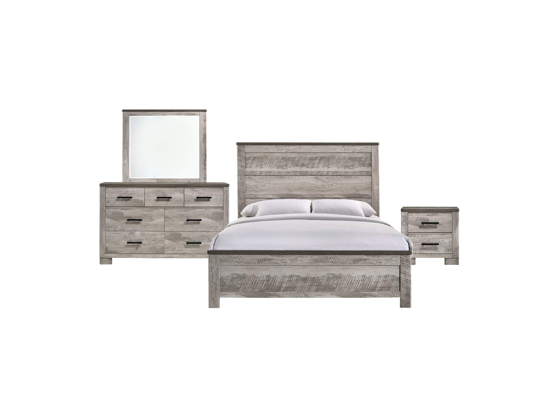 Millers Cove Full 4 Piece Bedroom Set