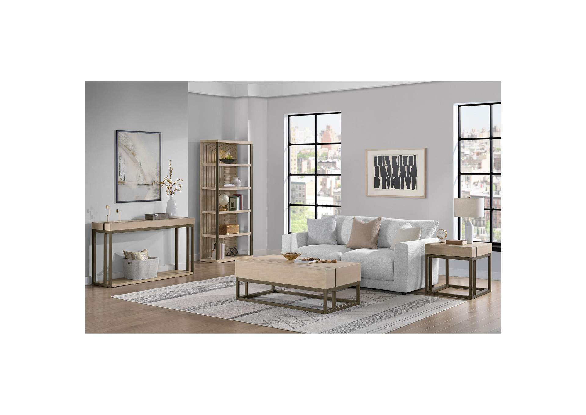 Monterey Sofa Table In Ash image 1