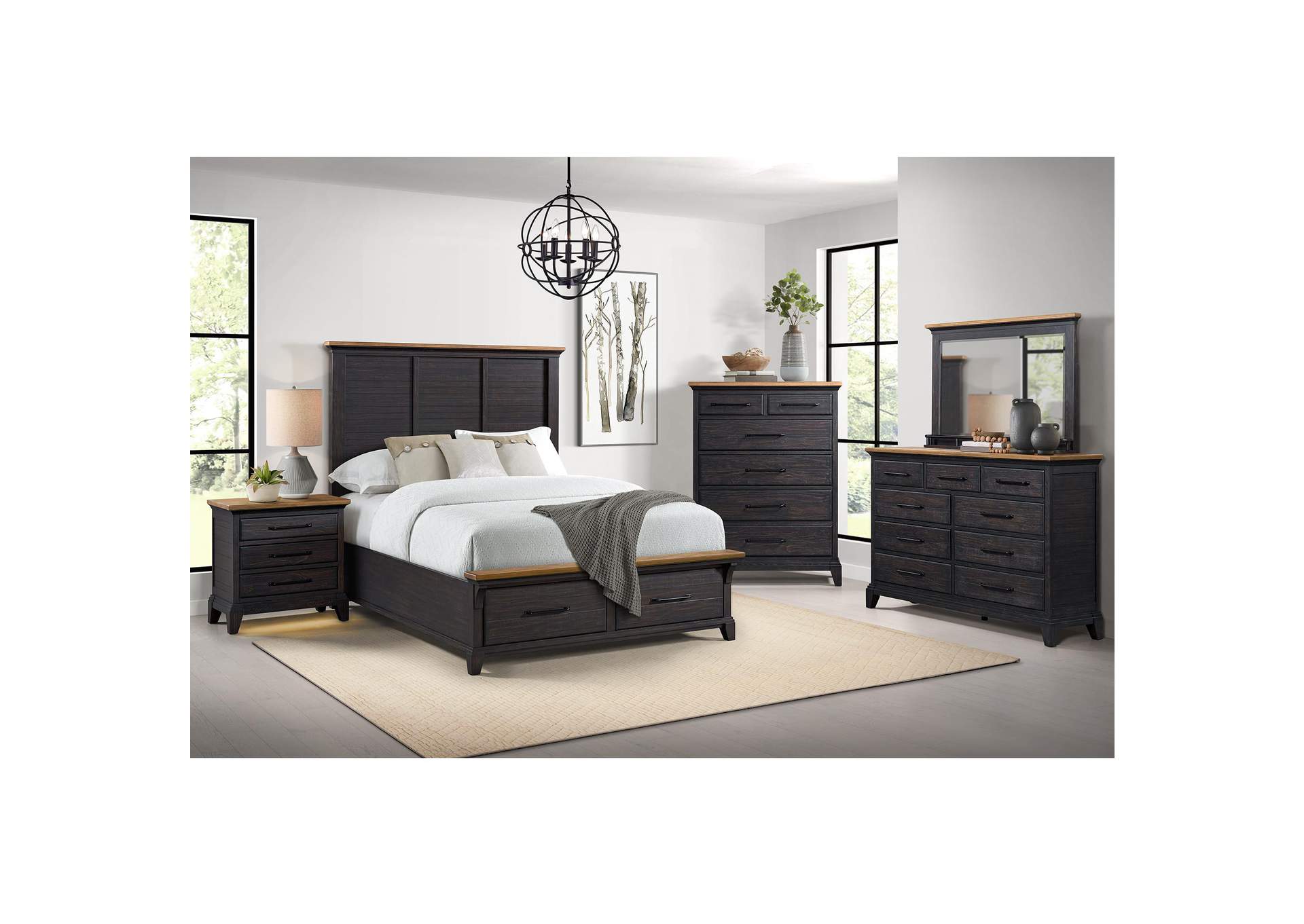 Montrose Dresser In Espresso Brown