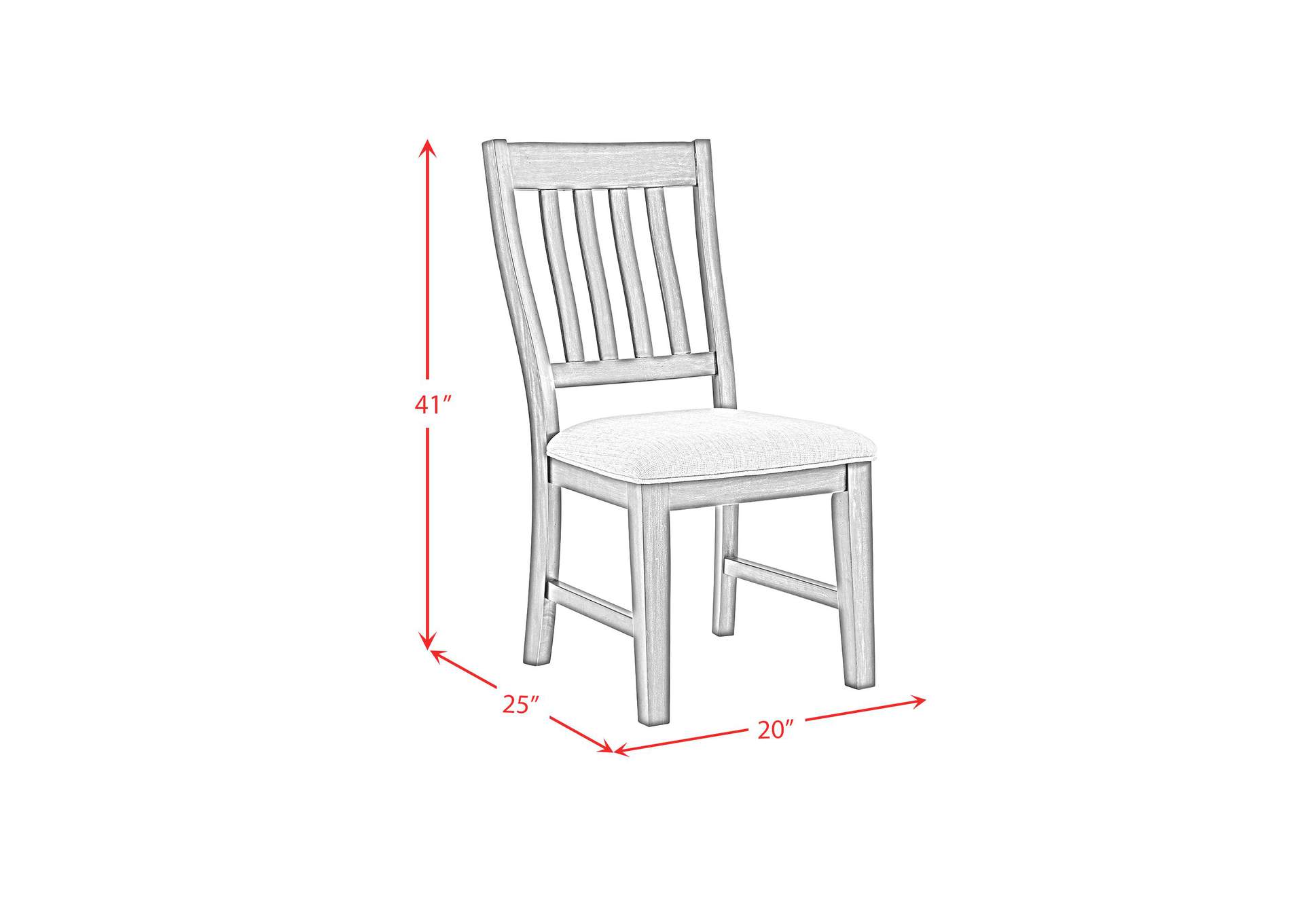 Montrose Dining Side Chair With Light Grey Fabric In Espresso 2 Per Carton image 6