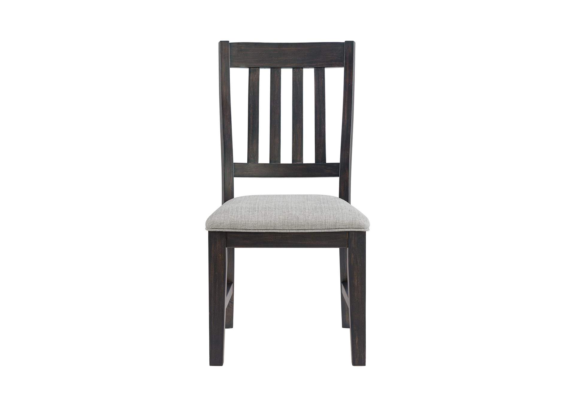 Montrose Dining Side Chair With Light Grey Fabric In Espresso 2 Per Carton image 8