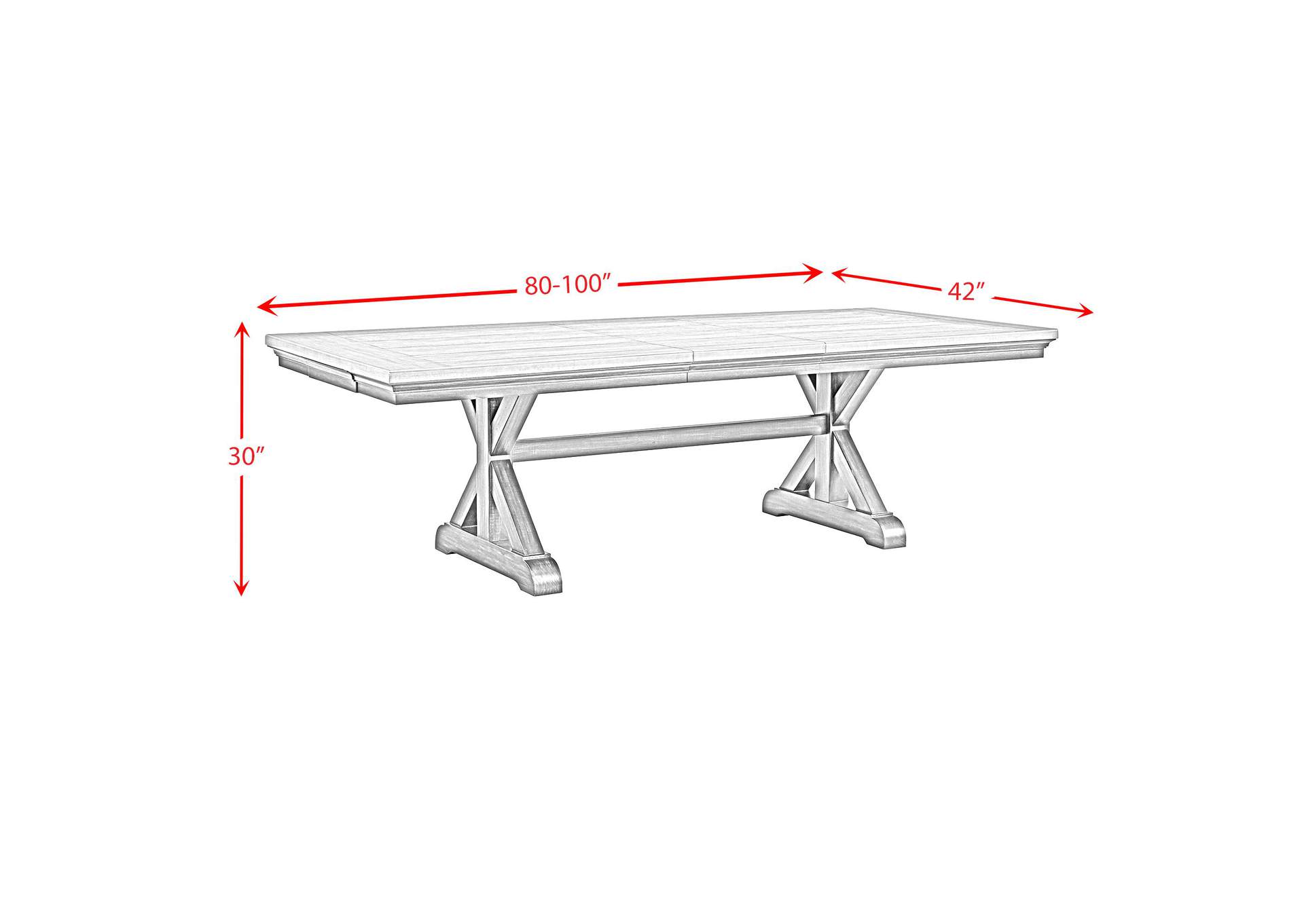 Montrose Dining Table With 20 Leaf In Espresso And Brown image 6