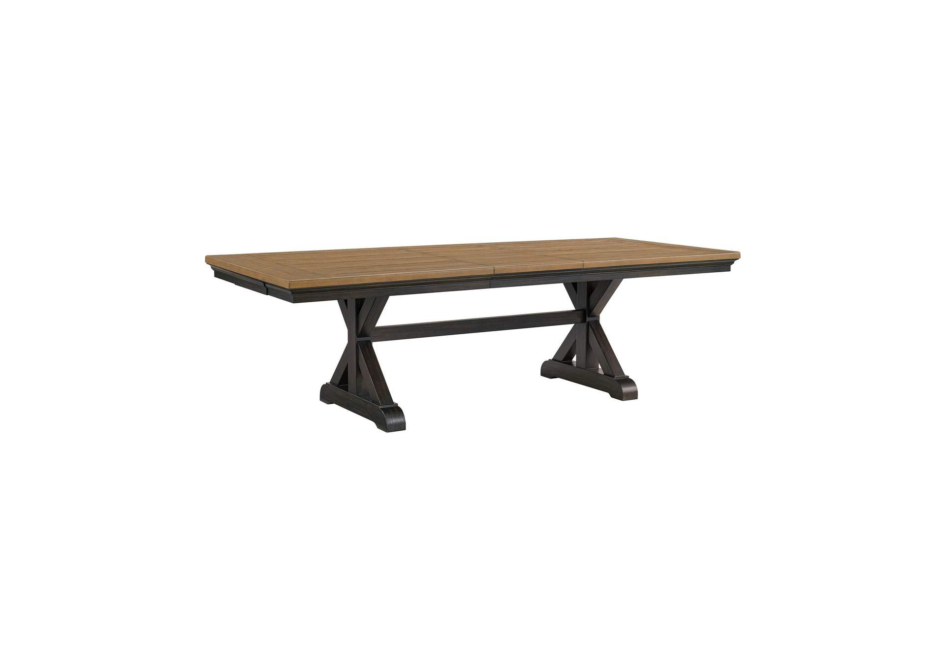 Montrose Dining Table With 20 Leaf In Espresso And Brown image 7