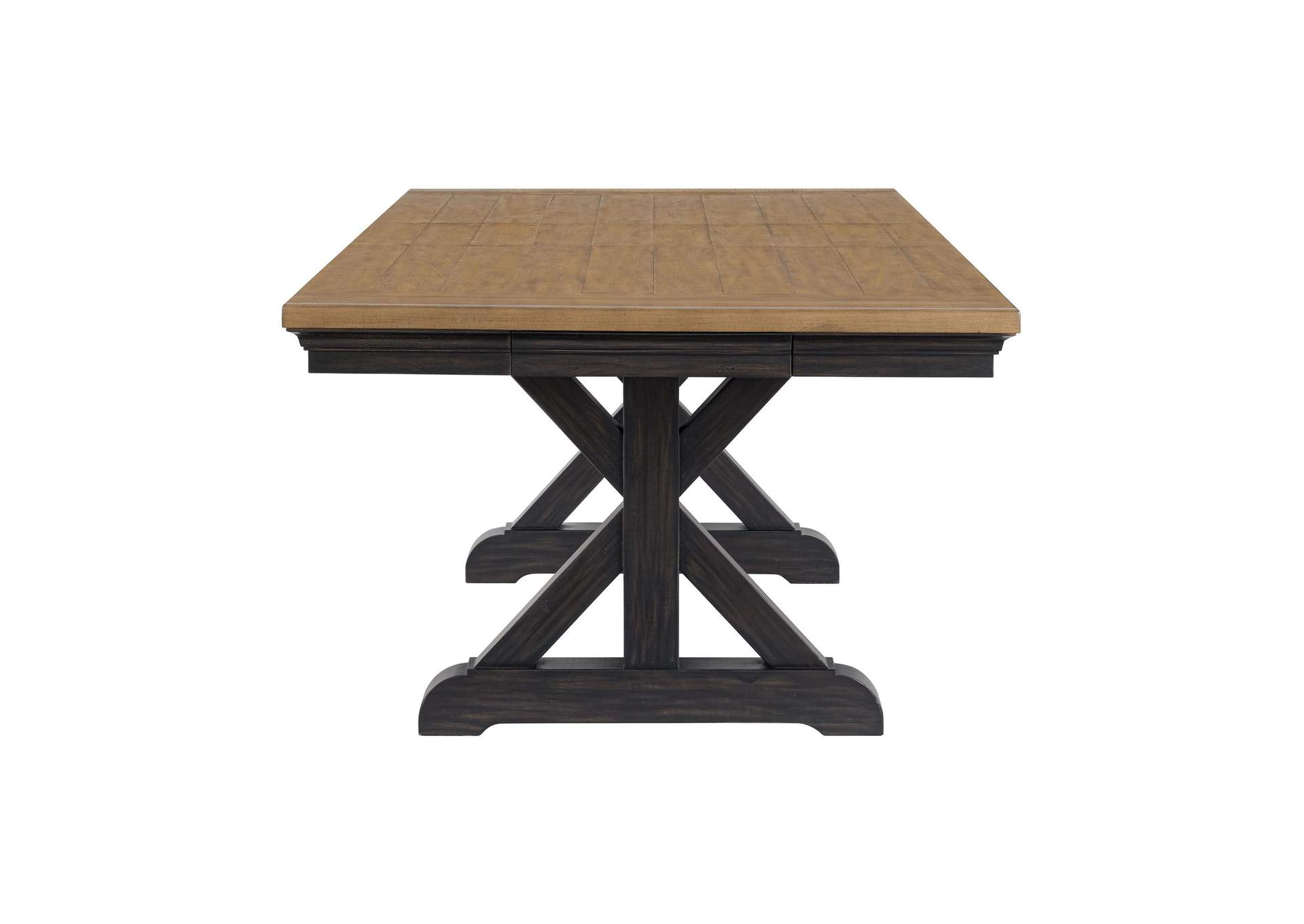 Montrose Dining Table With 20 Leaf In Espresso And Brown image 9