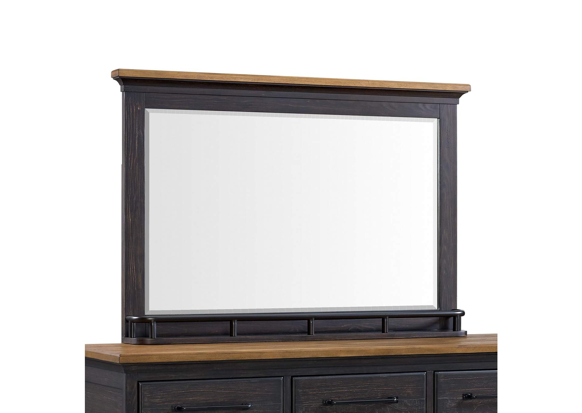 Montrose Dresser And Mirror Set In Espresso Brown image 5
