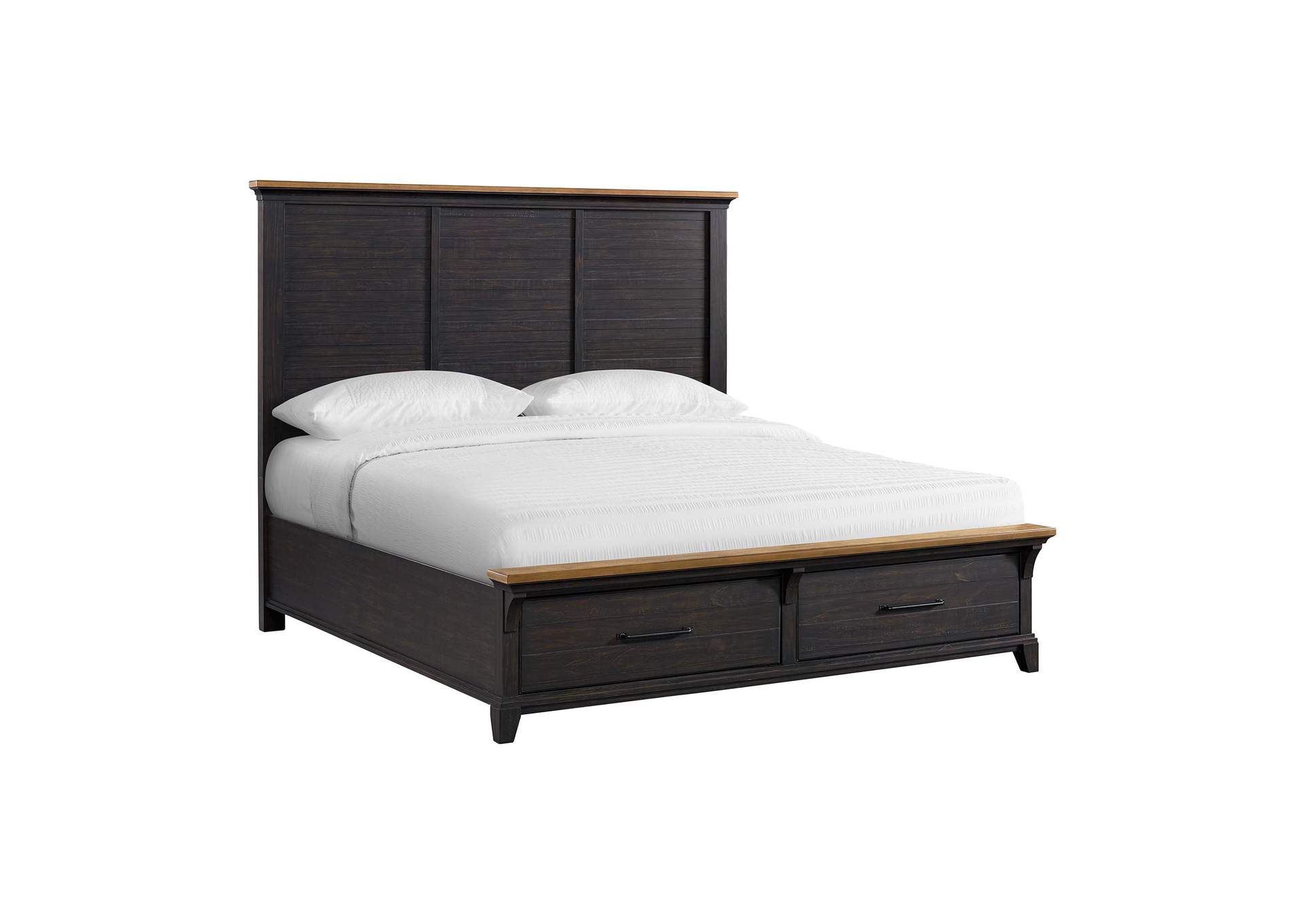 Montrose King Storage Bed In Espresso Brown image 3