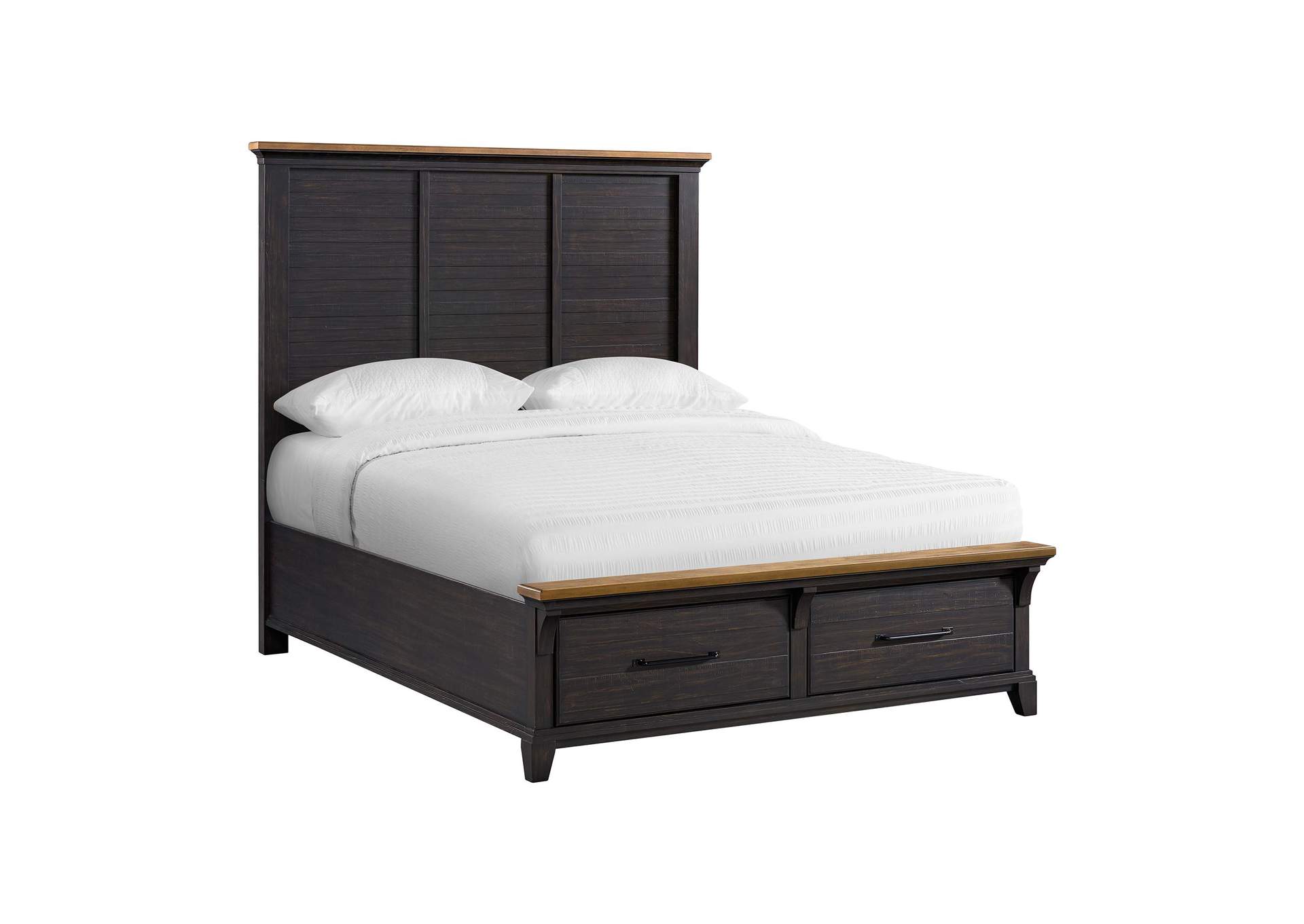Montrose Queen Storage Bed In Espresso Brown image 3