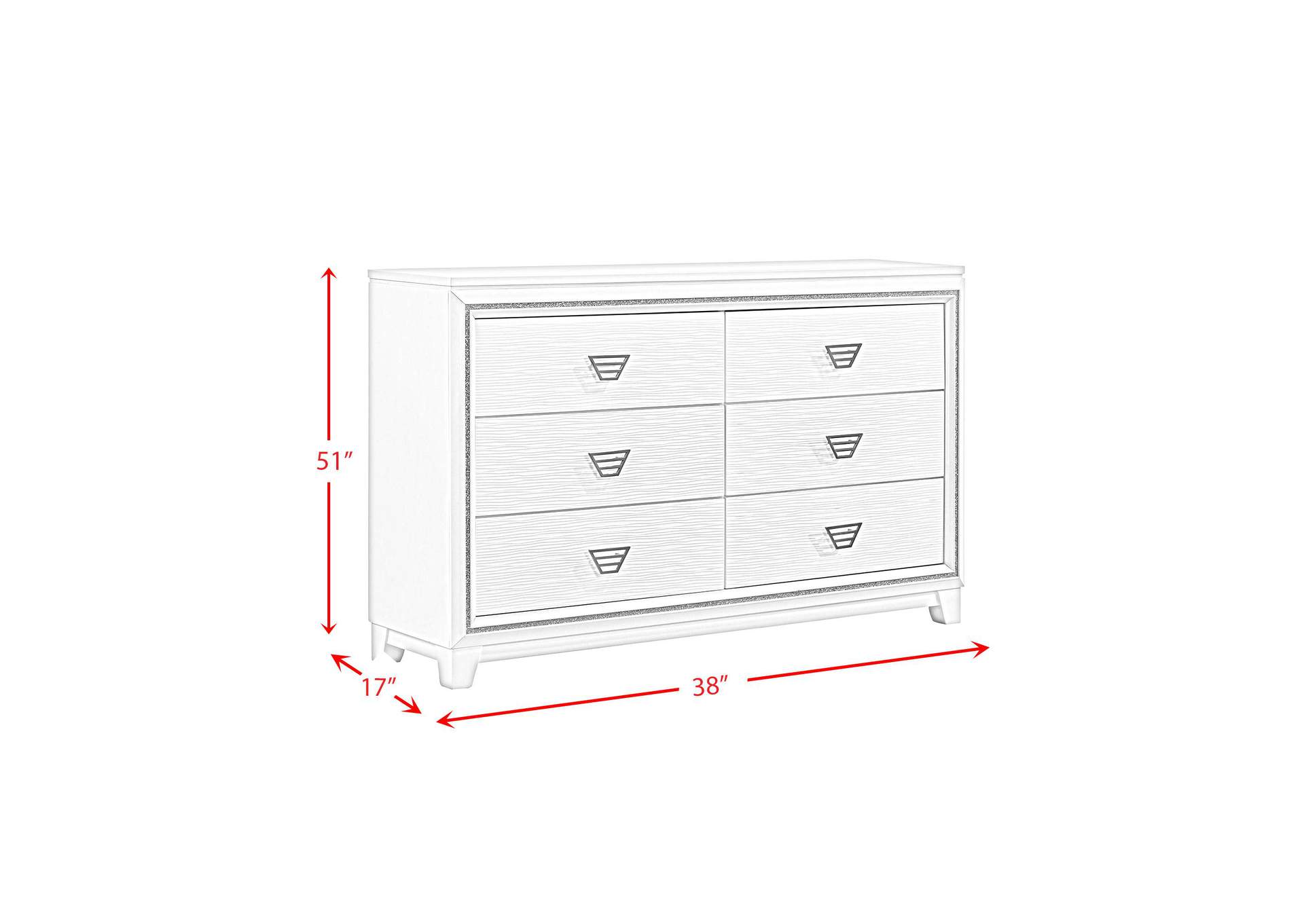 Moondance Dresser White image 3