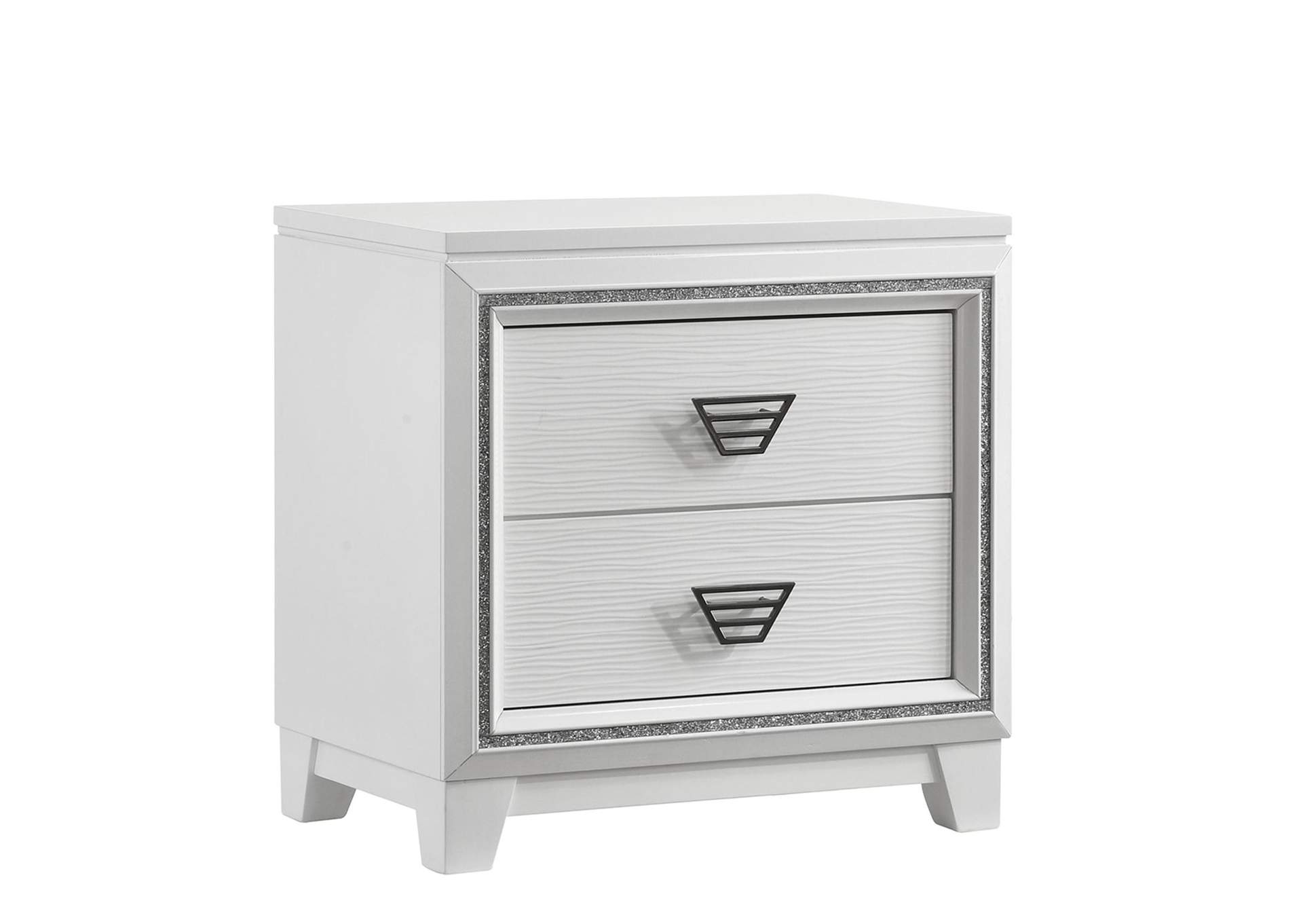 Moondance Nightstand With USB White image 9