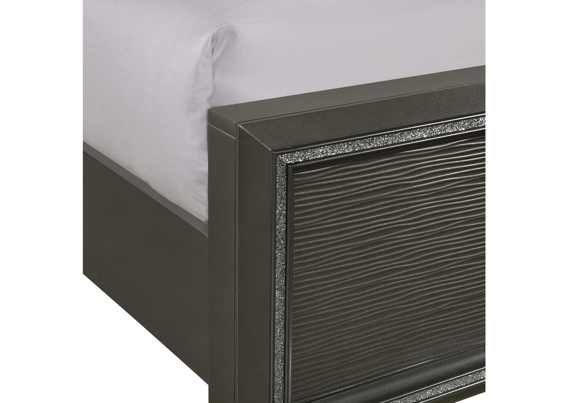 Moonstone Queen Panel 3 Piece Bedroom Set In Copper image 18
