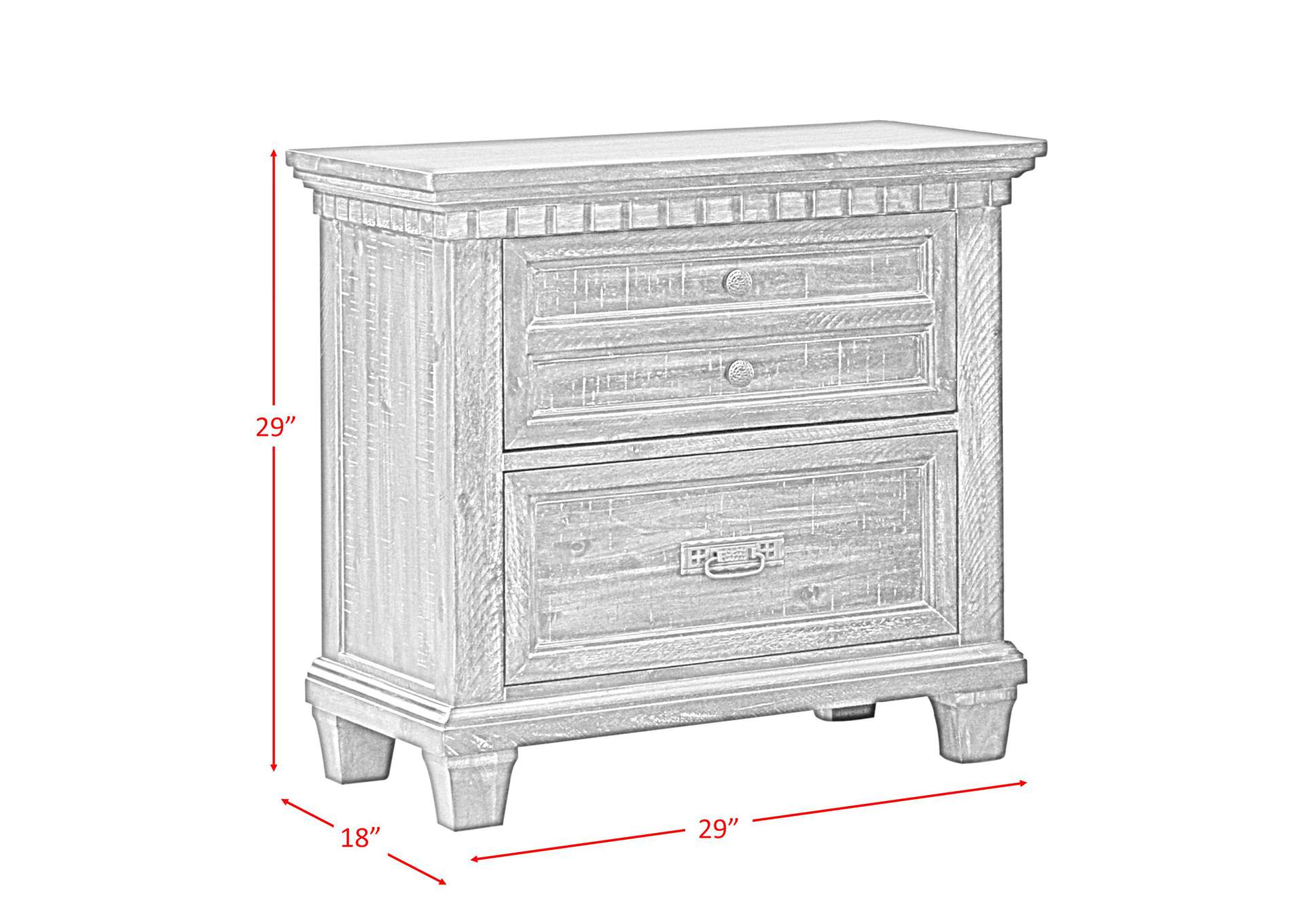 Morrison Nightstand with LED image 6