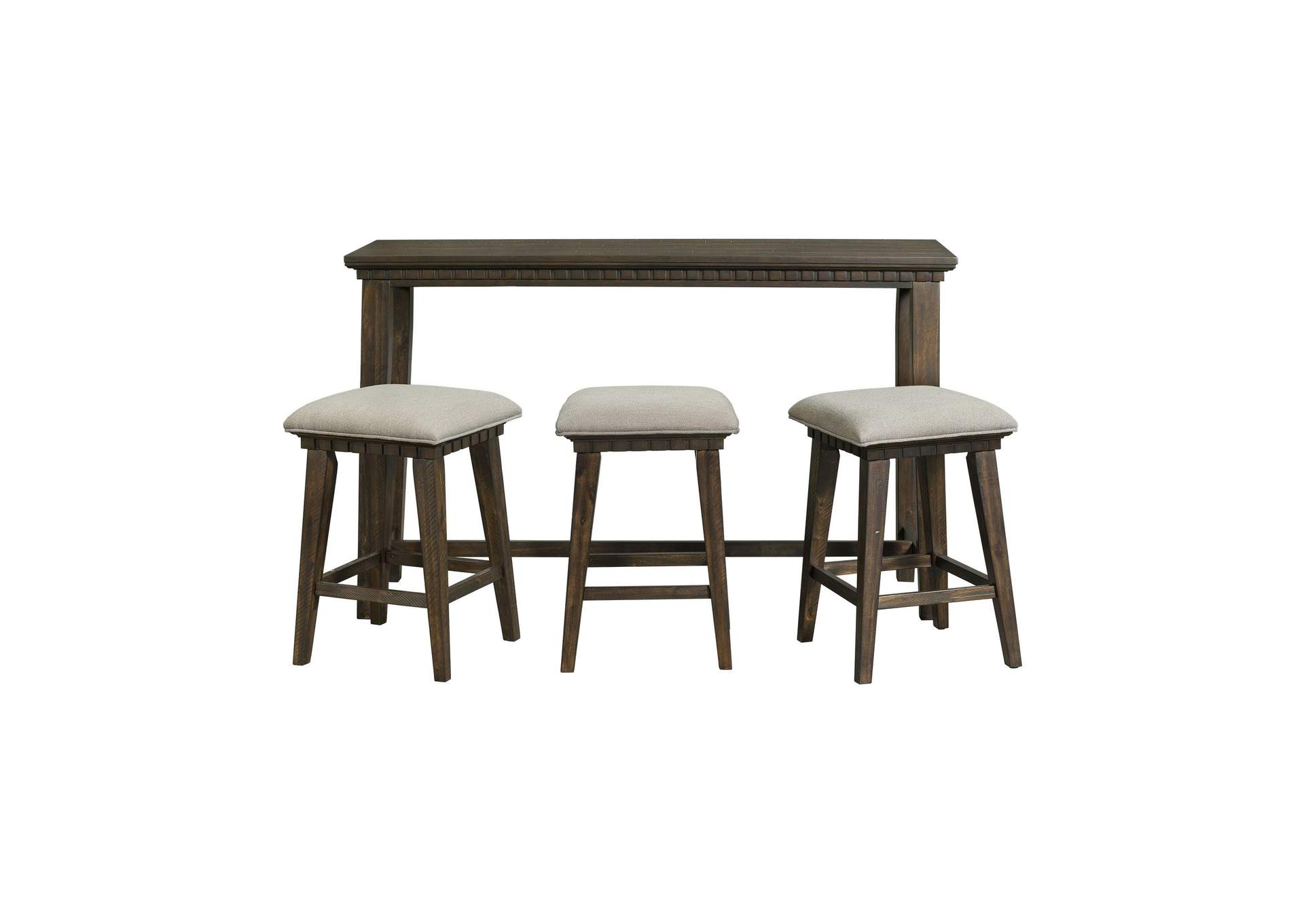 Morrison Occasional Bar Stool Set Power Bar Table 3 Stools 3A image 16