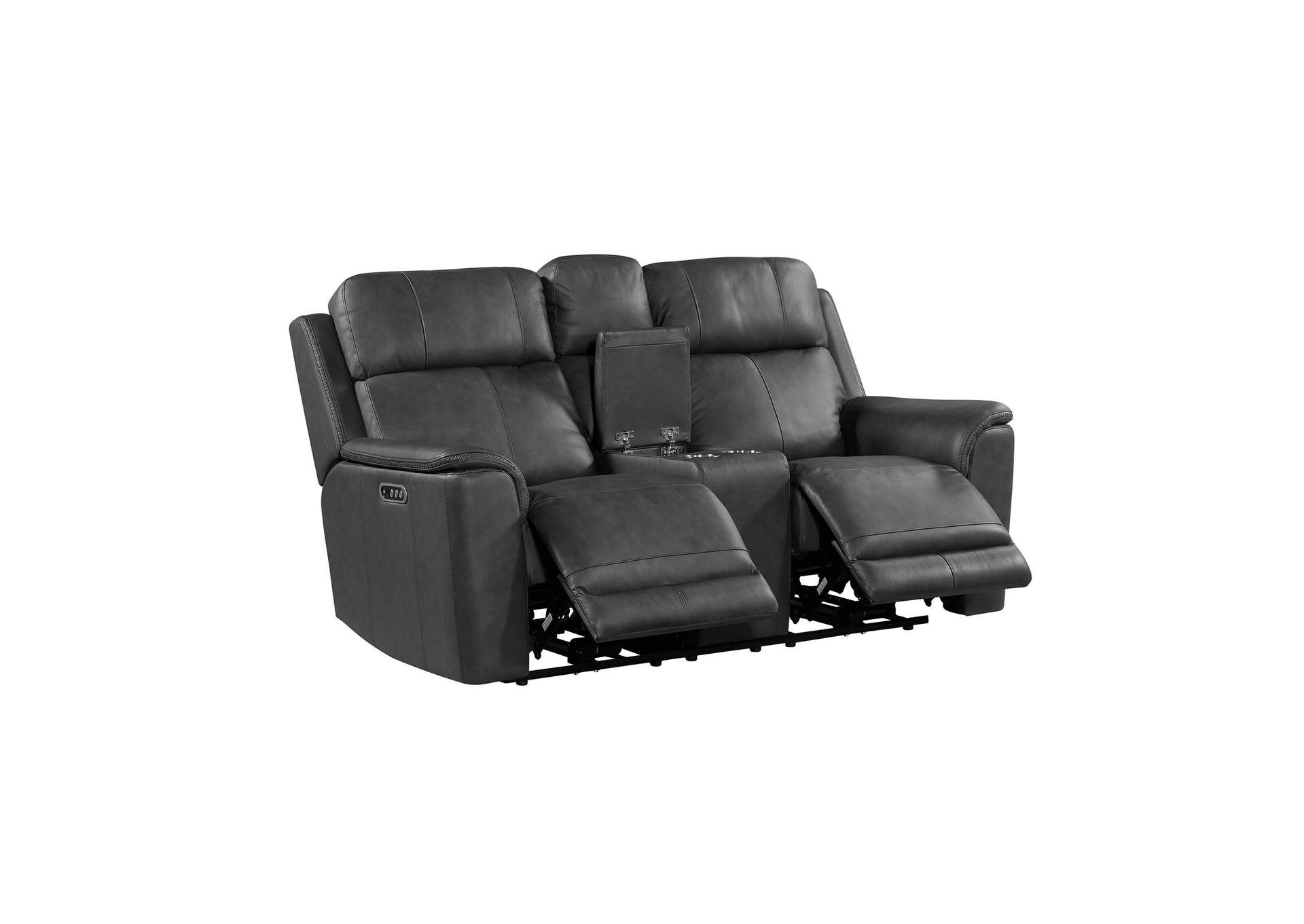 Mustang P3 Loveseat With Console In Aline Anthracite image 9