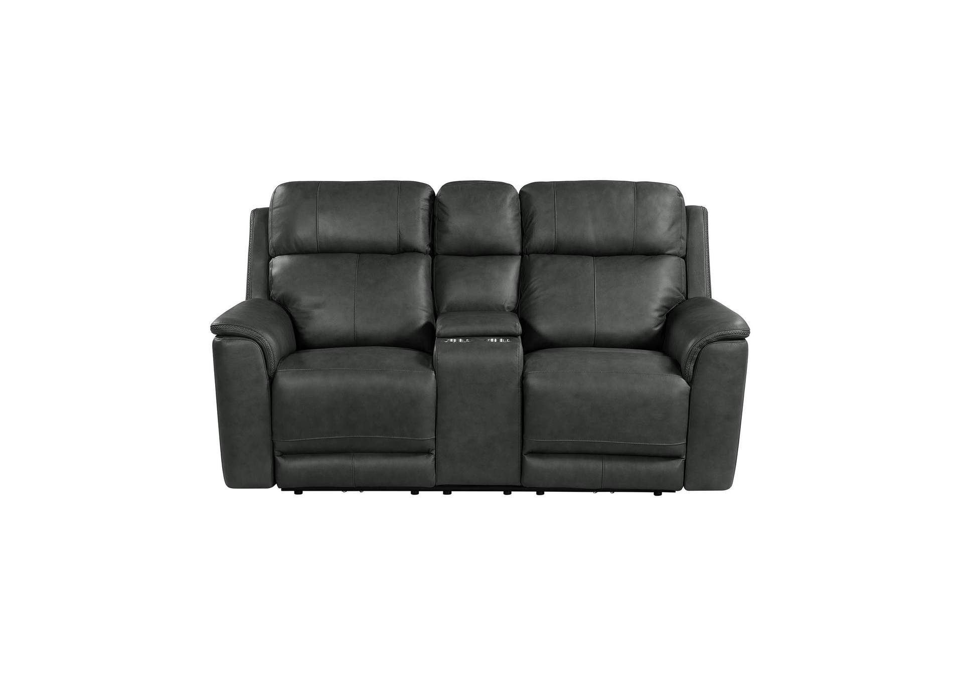 Mustang P3 Loveseat With Console In Aline Anthracite image 10