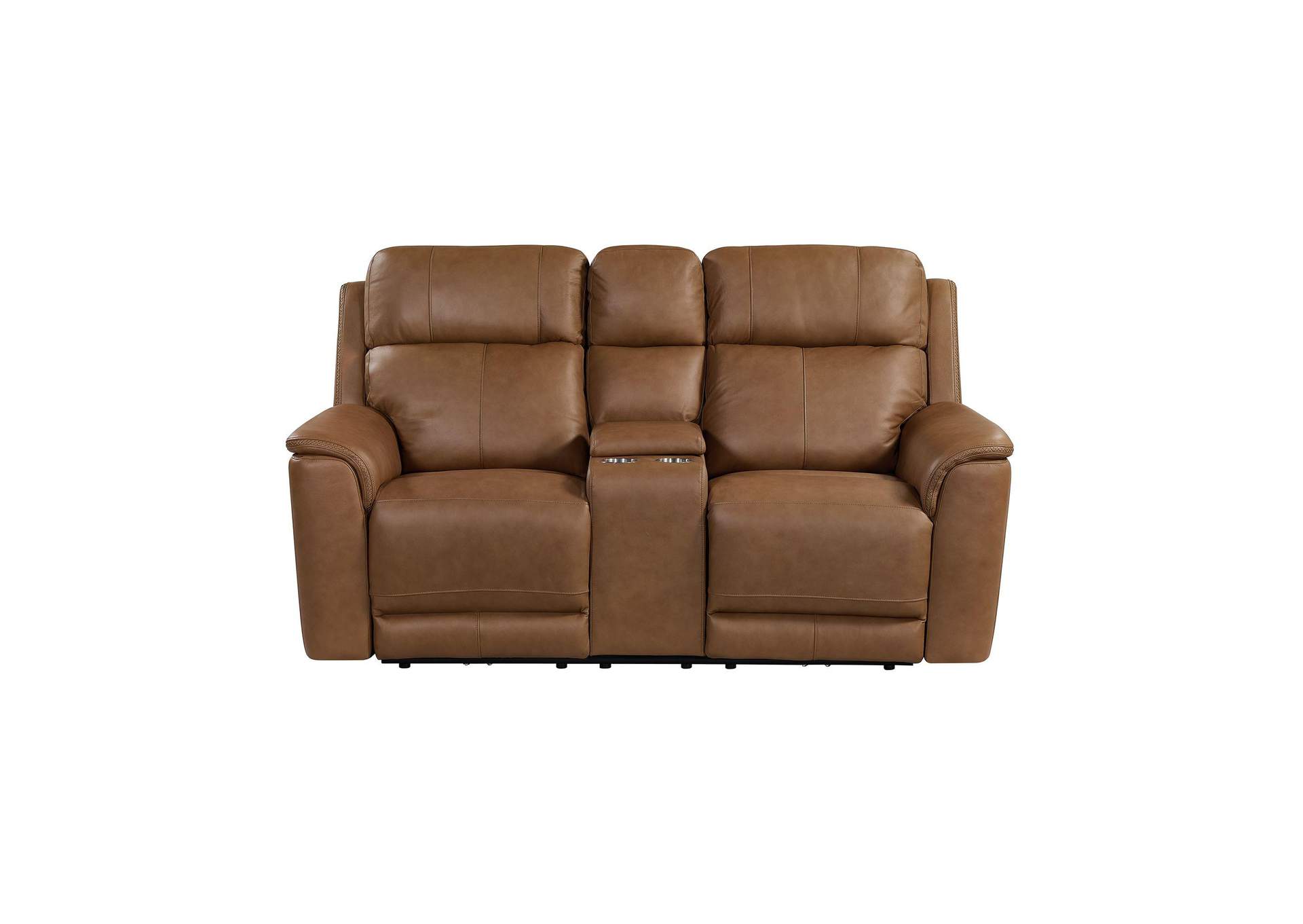 Mustang P3 Loveseat With Console In Aline Butternut image 10