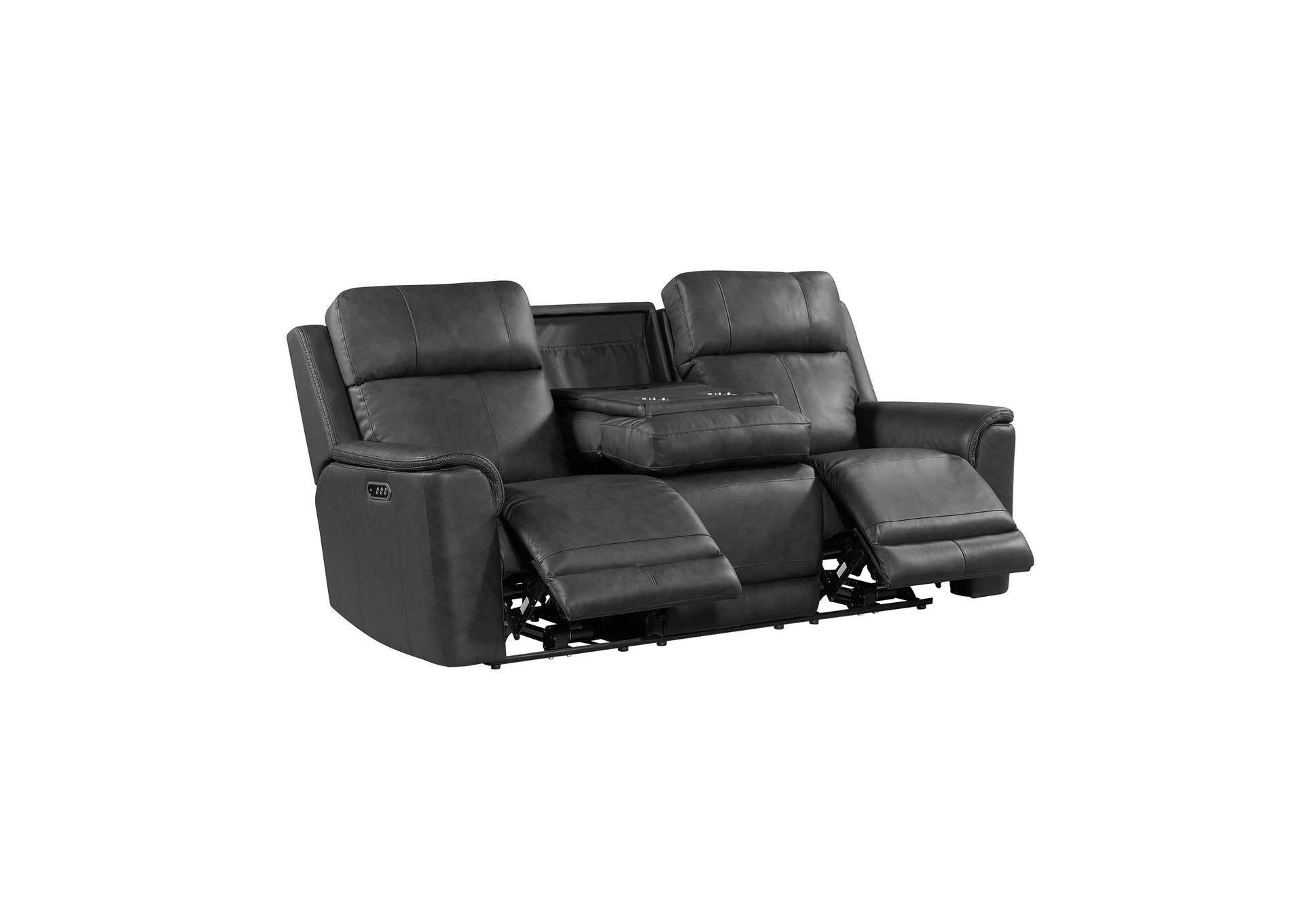 Mustang P3 Sofa With Ddt Wireless Chargerin Aline Anthracite image 9