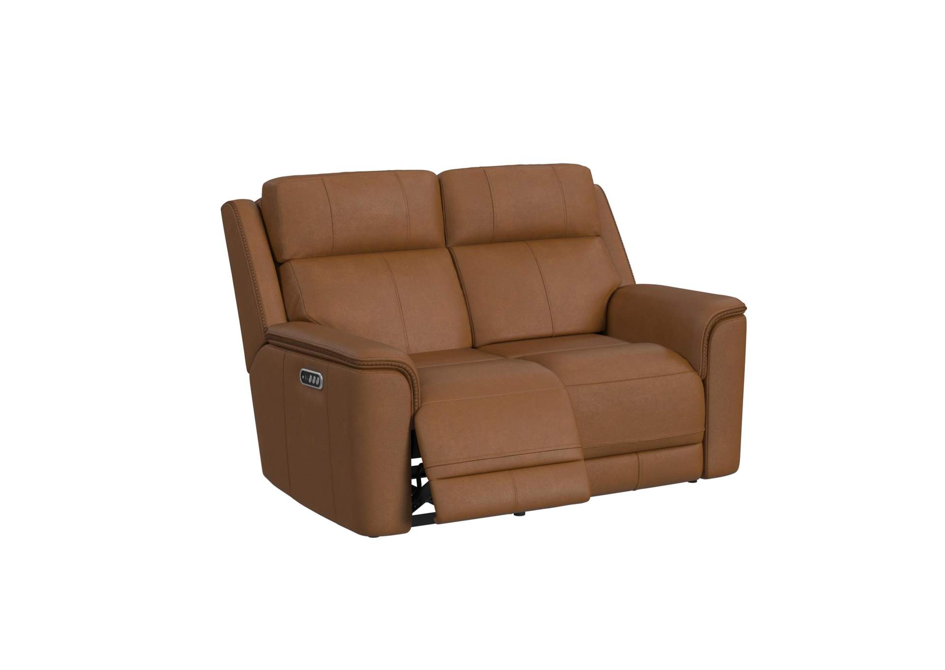 Mustang Power Motion Loveseat With Power Headrest And Lumbar In Aline Butternut image 4