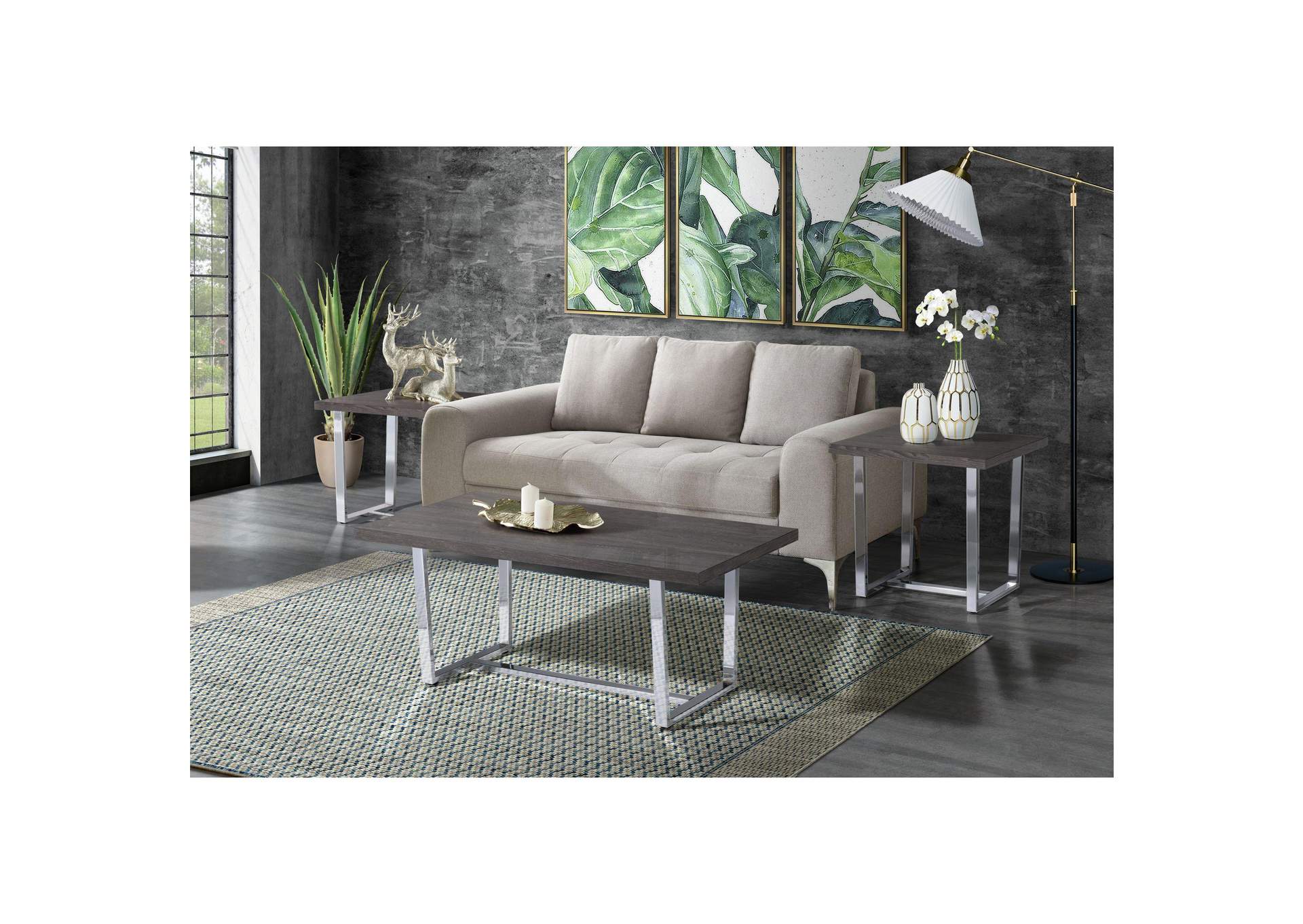 Nadia 3 Piece Occasional Table Set image 1