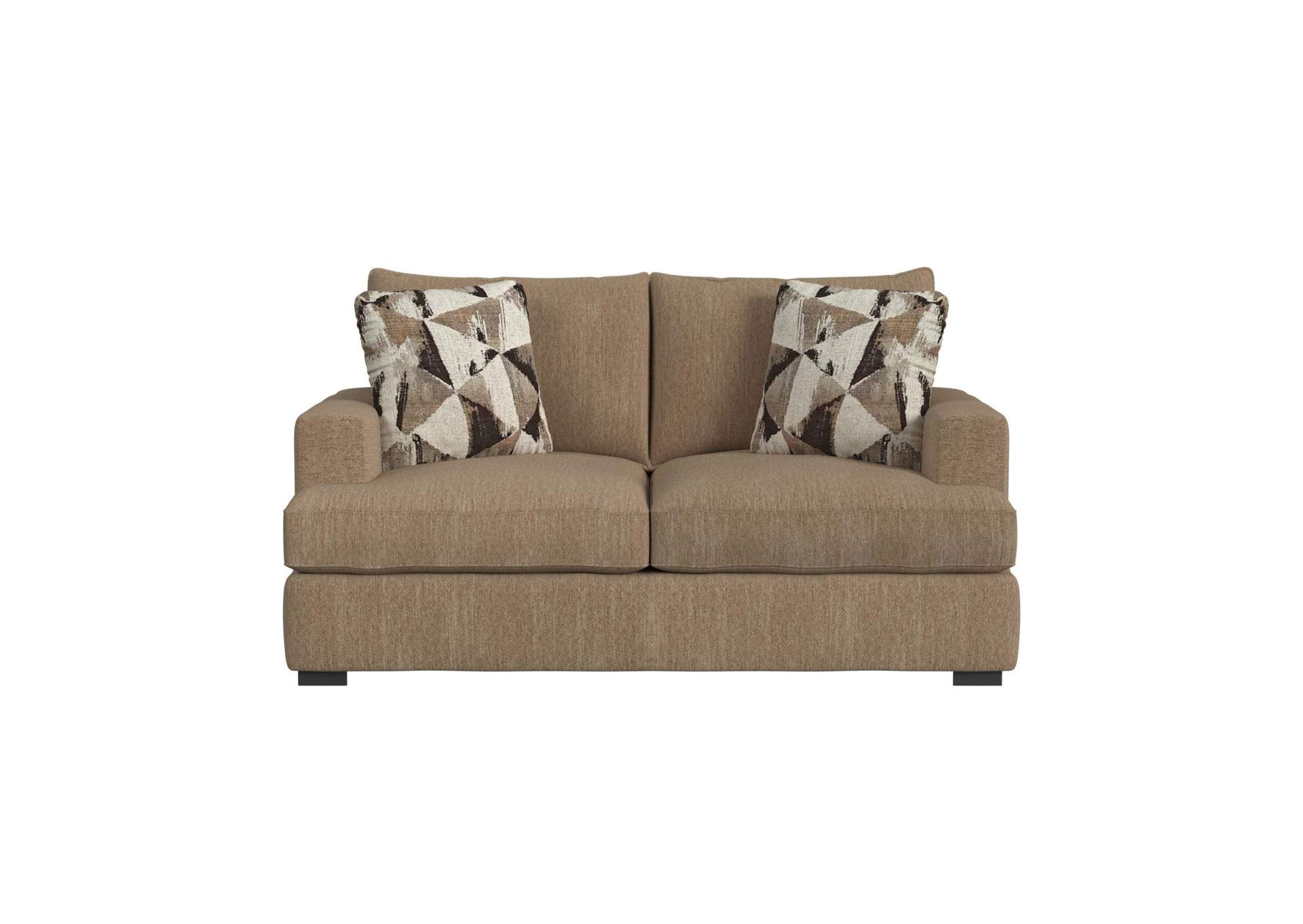 Nassau Loveseat In Toscana Jz Cafe With 2 Pillows 19 image 4