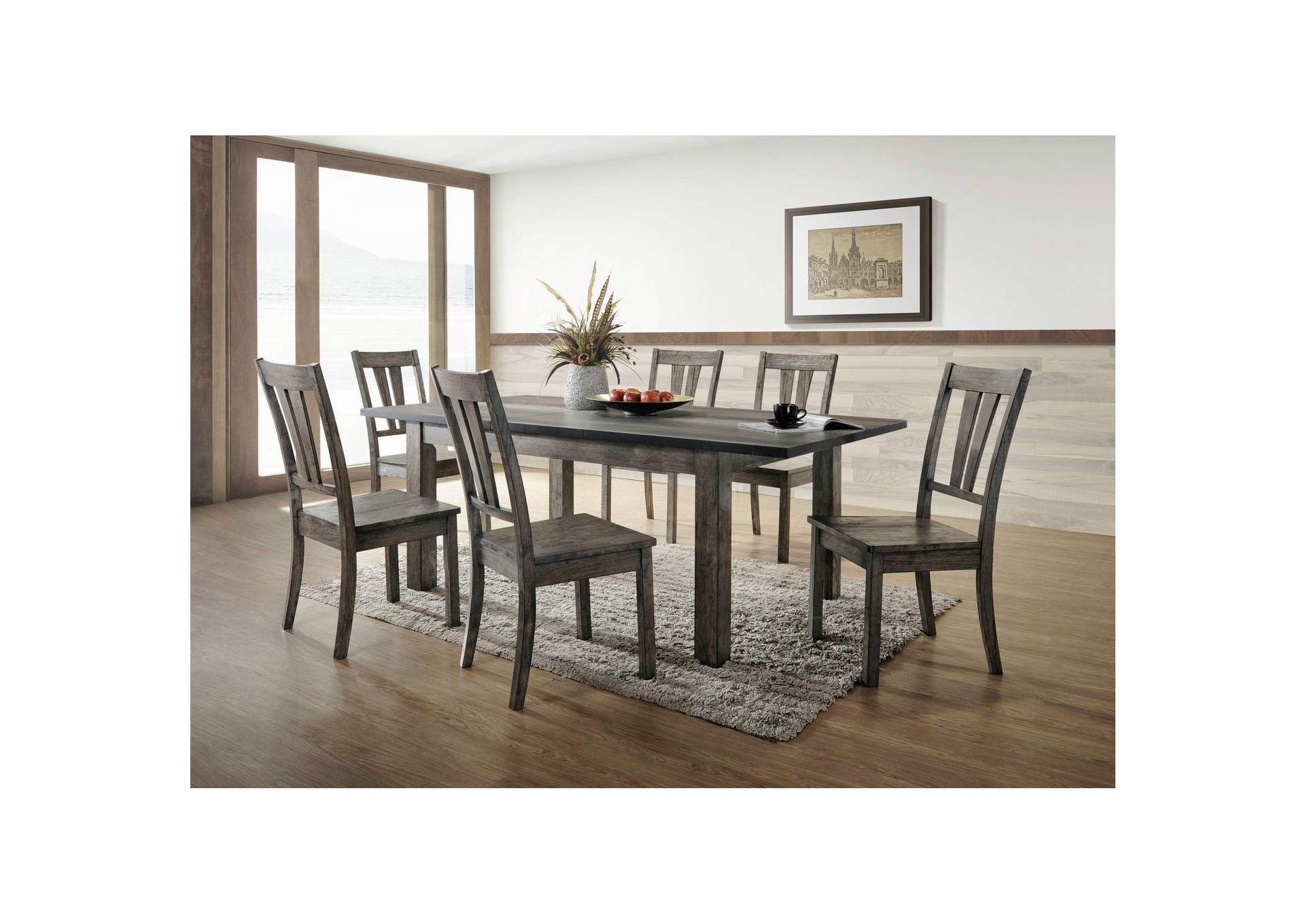 Nathan Fan Back Chair With Wooden Seat 2 Per Pack image 1