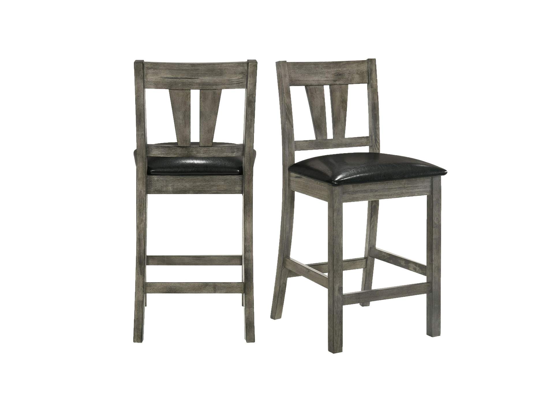 Nathan Counter Side Chair With Pu Seat Fan Back Slat 2 Per Pack image 8