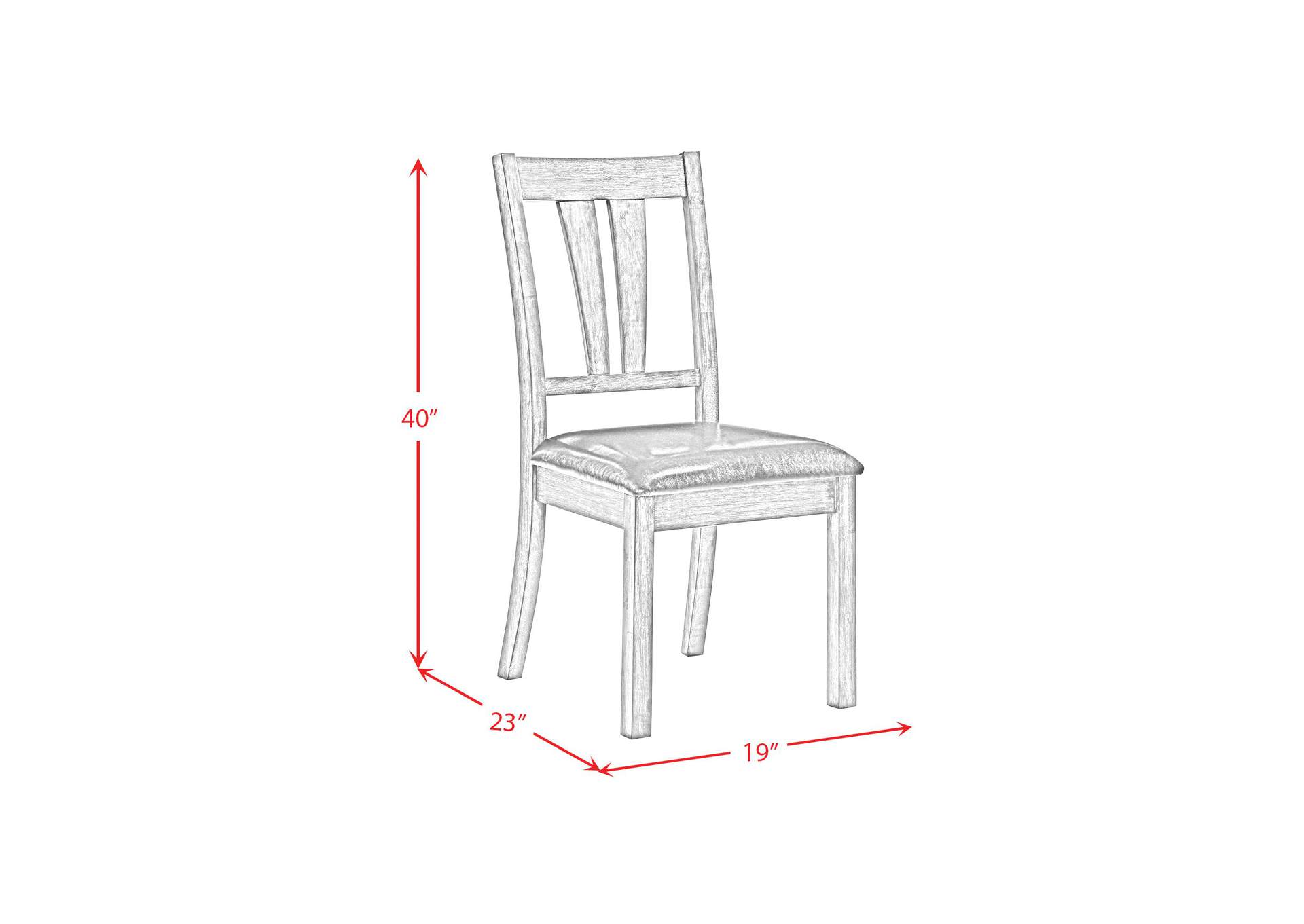 Nathan Fan Back Chair With Pu Seat 2 Per Pack image 4