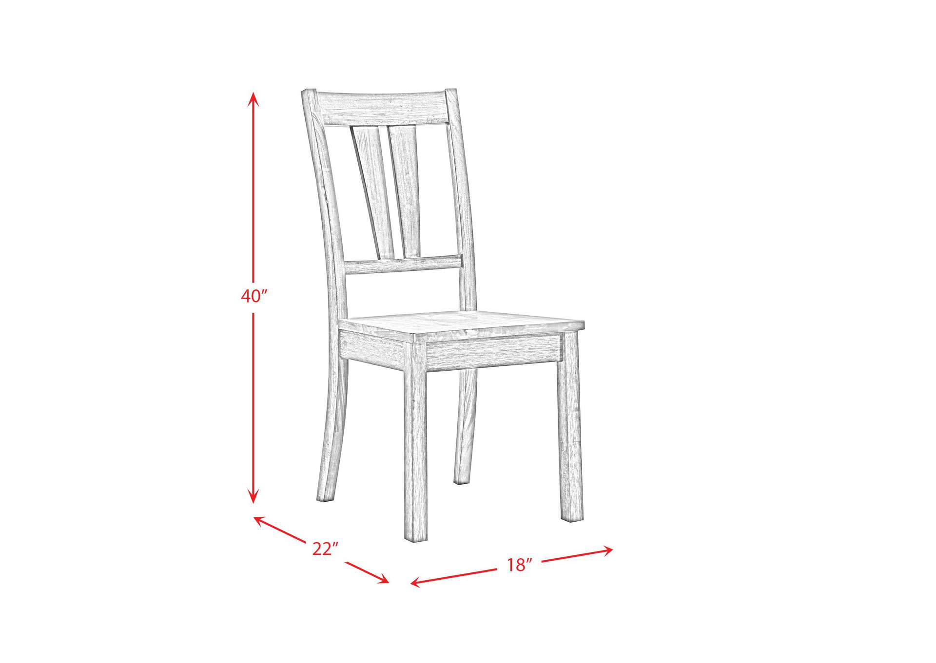 Nathan Fan Back Chair With Wooden Seat 2 Per Pack image 4