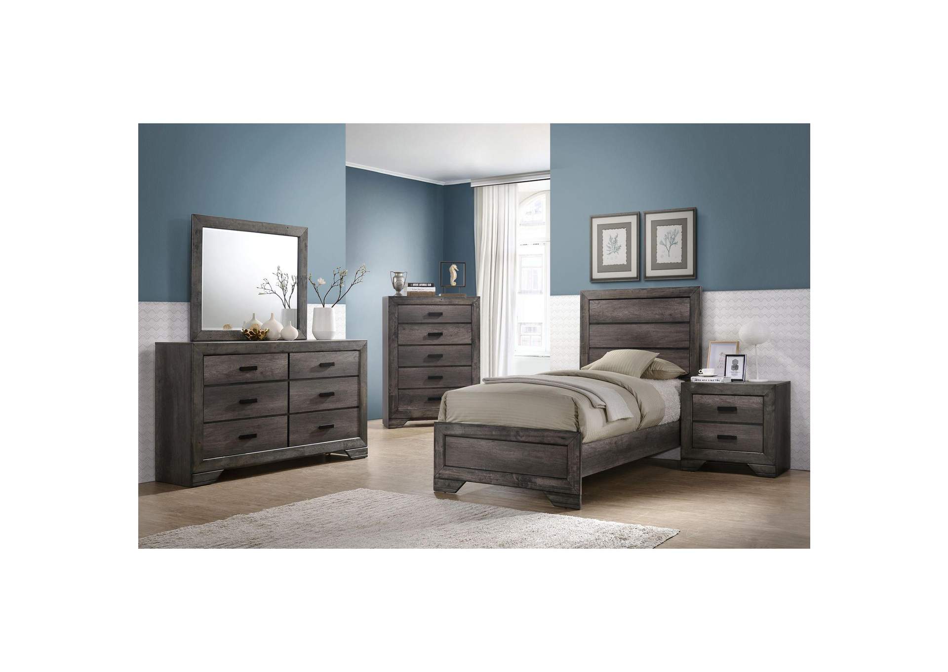 Nathan Youth Twin Panel Bed image 1