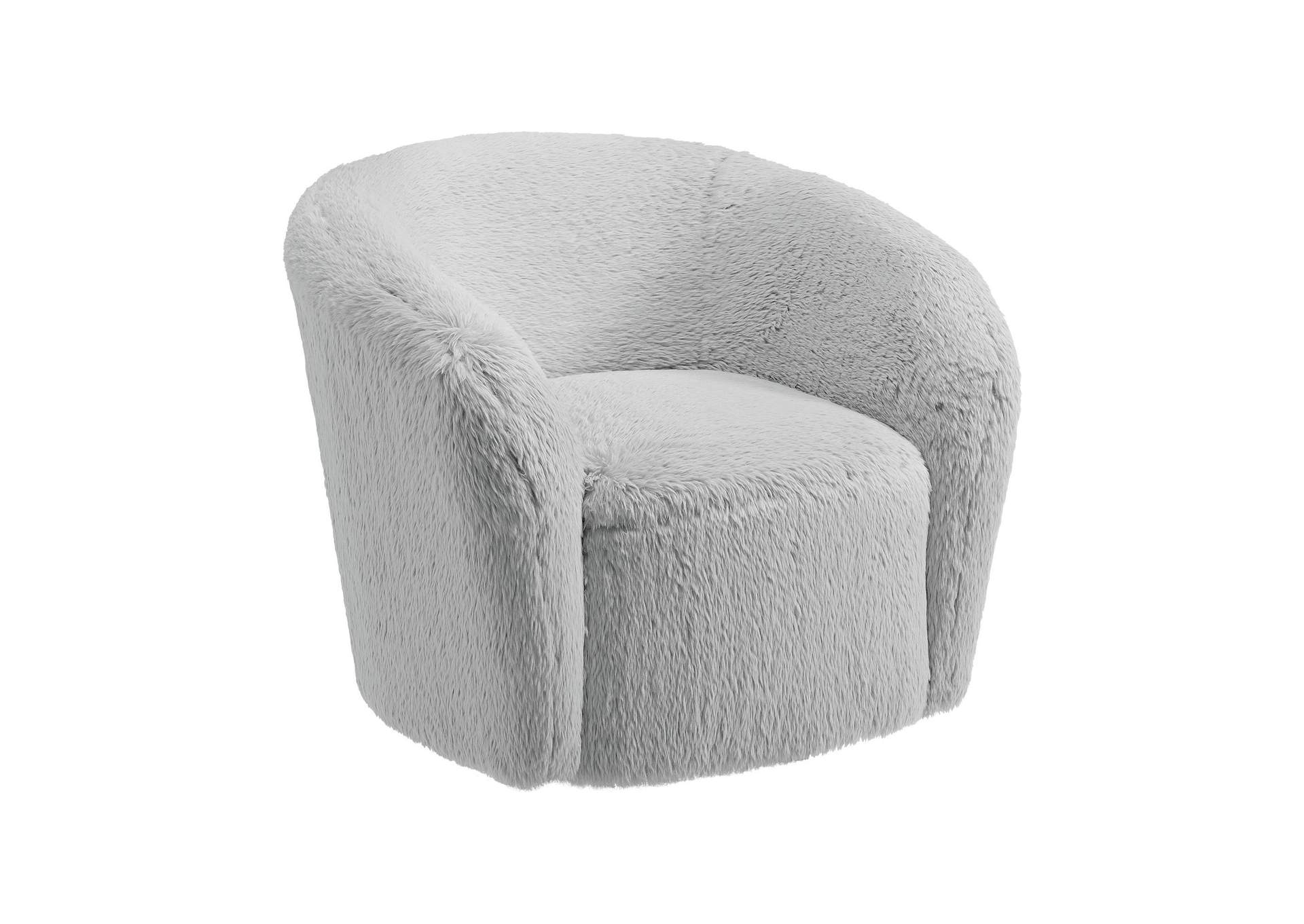 Navajo Swivel Chair In Yakety Wak Grey image 3