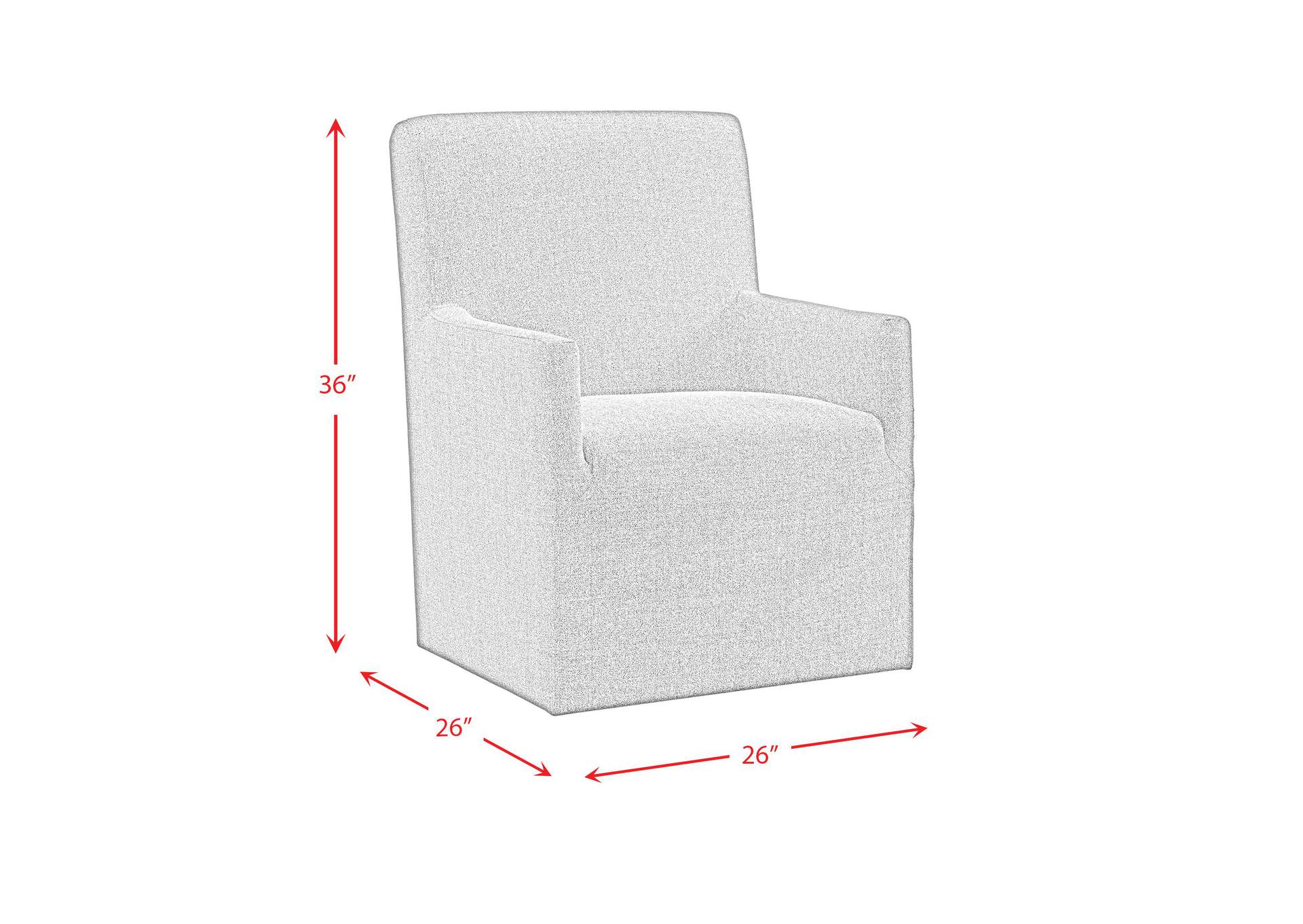 Nero Dining Arm Chair Grey Color 2 Per Carton image 7