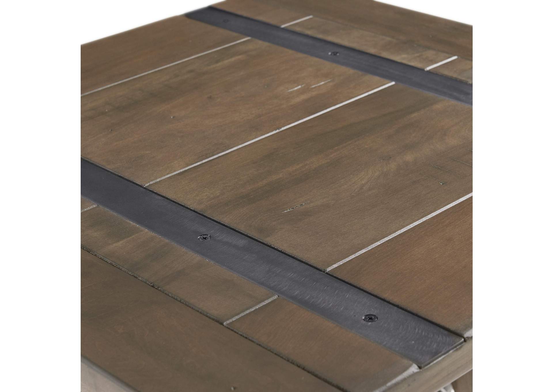 T682 - 125 New Bedford - Square End Table - Allegro Brown image 3
