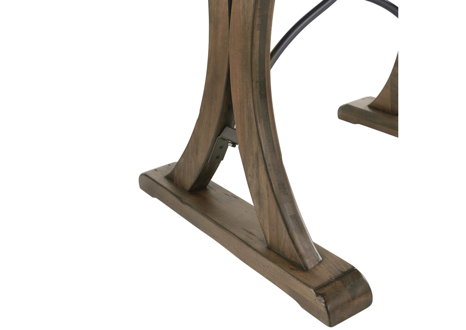 T682 - 125 New Bedford - Square End Table - Allegro Brown image 5