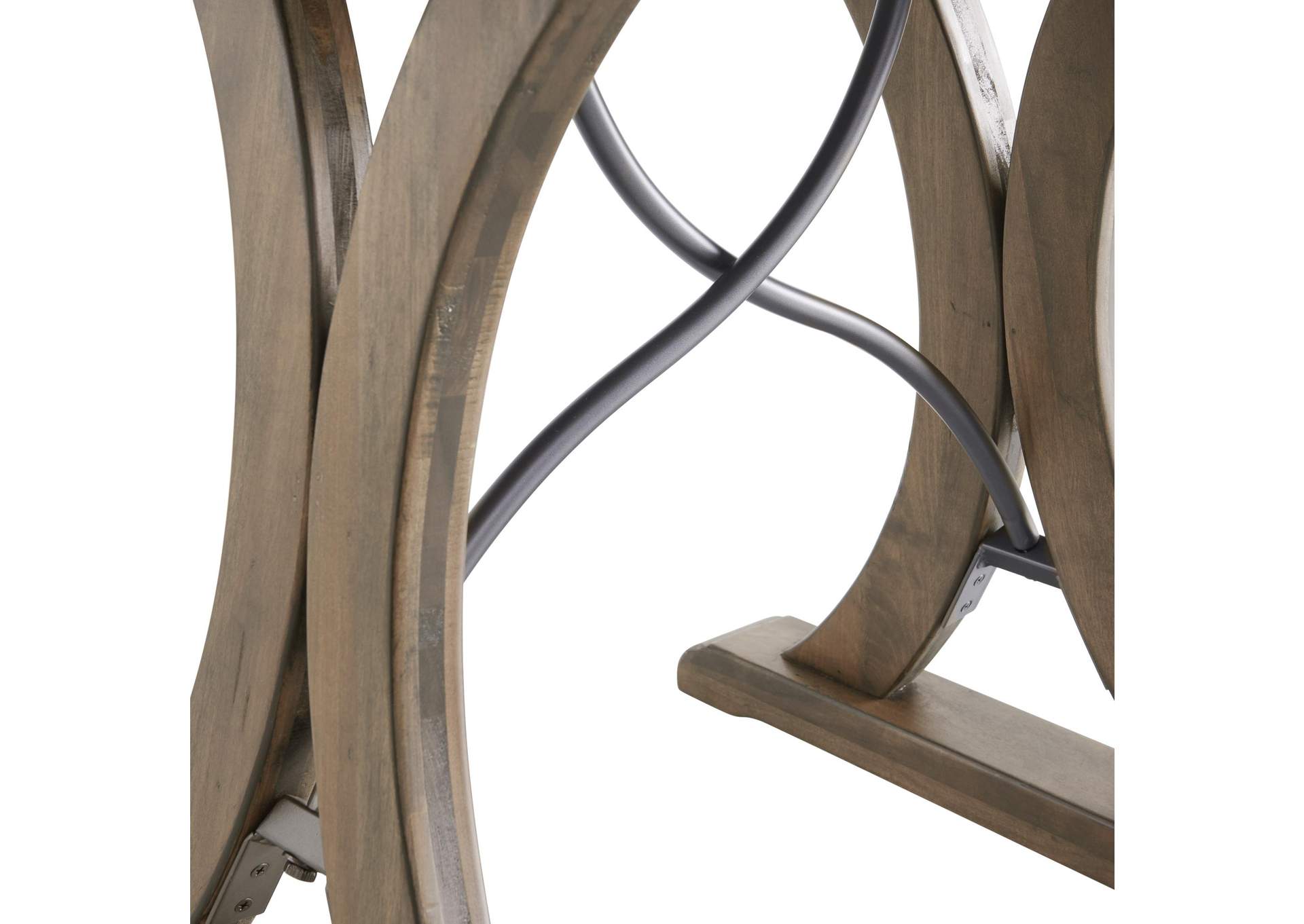 T682 - 125 New Bedford - Square End Table - Allegro Brown image 7