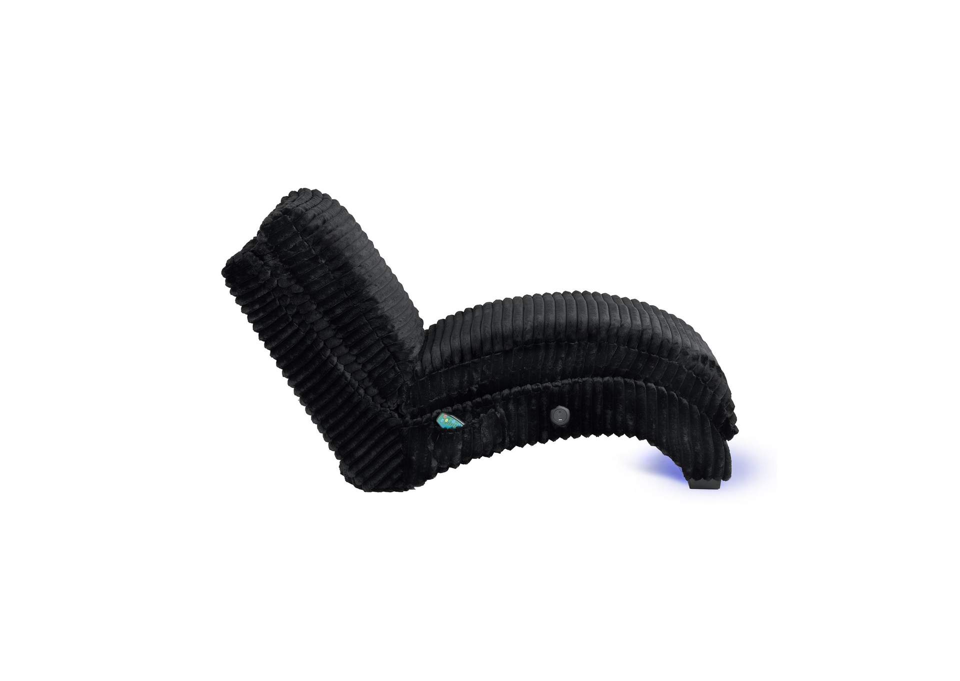 Nori Chaise With Heat Massage Usbc Led In Masis Black image 11