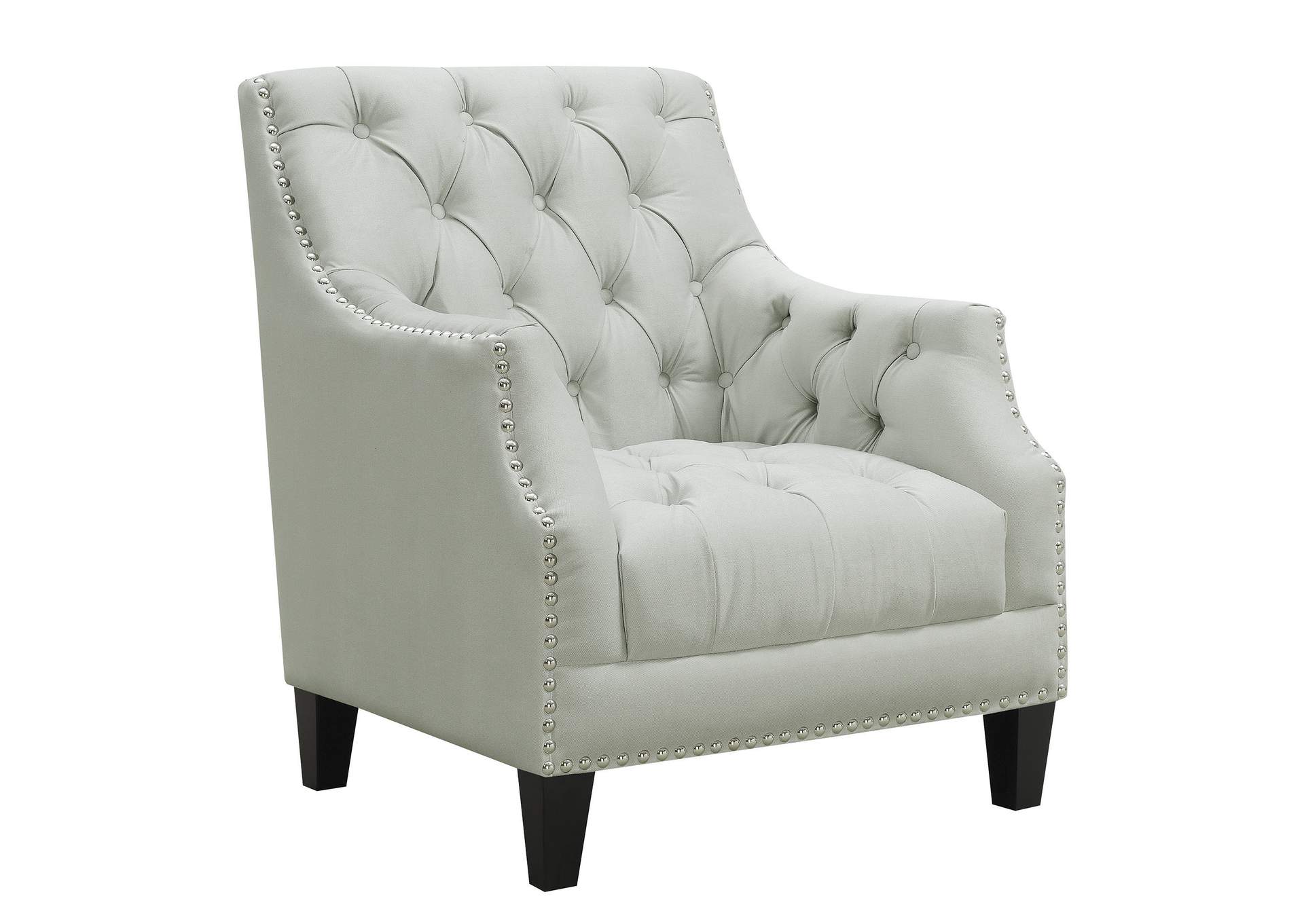 Norway Accent Chair In Ottoman Pumice
