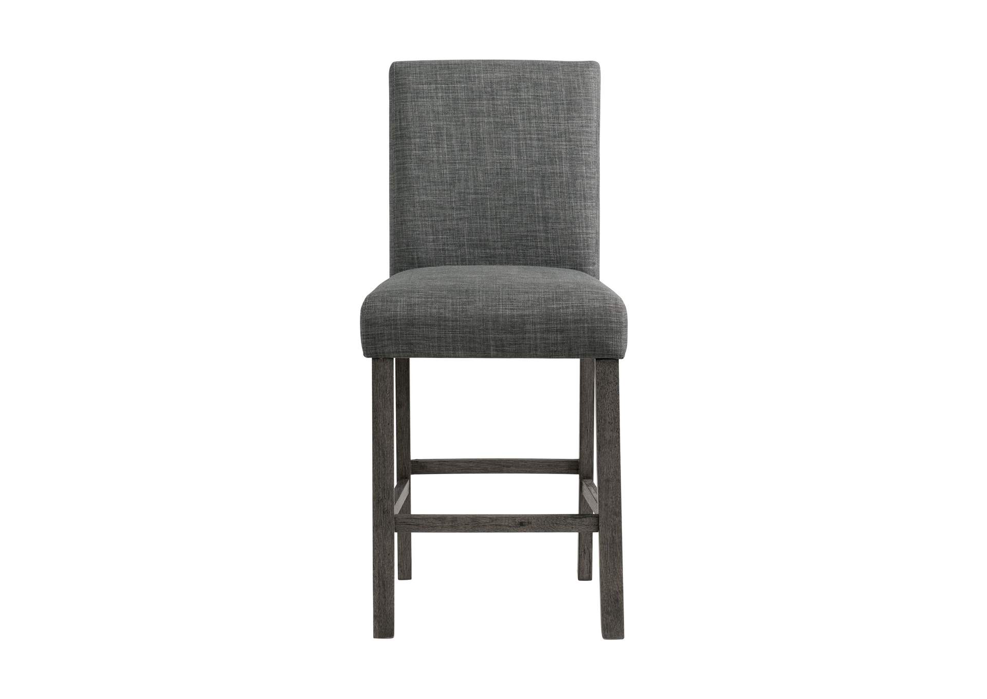 Oak Lawn Charcoal Grey Counter Chair Grey Fabric 2 Per Pack