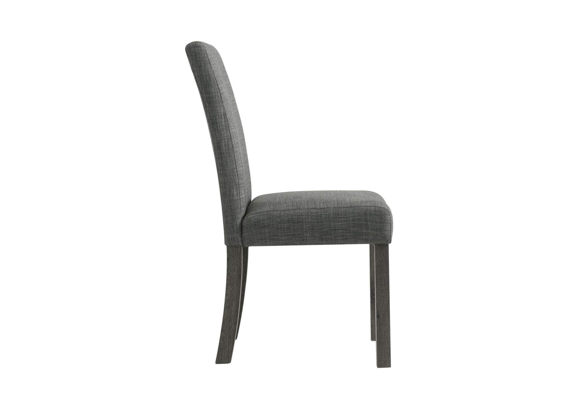 Oak Lawn Charcoal Grey Side Chair Grey Fabric 2 Per Pack image 12