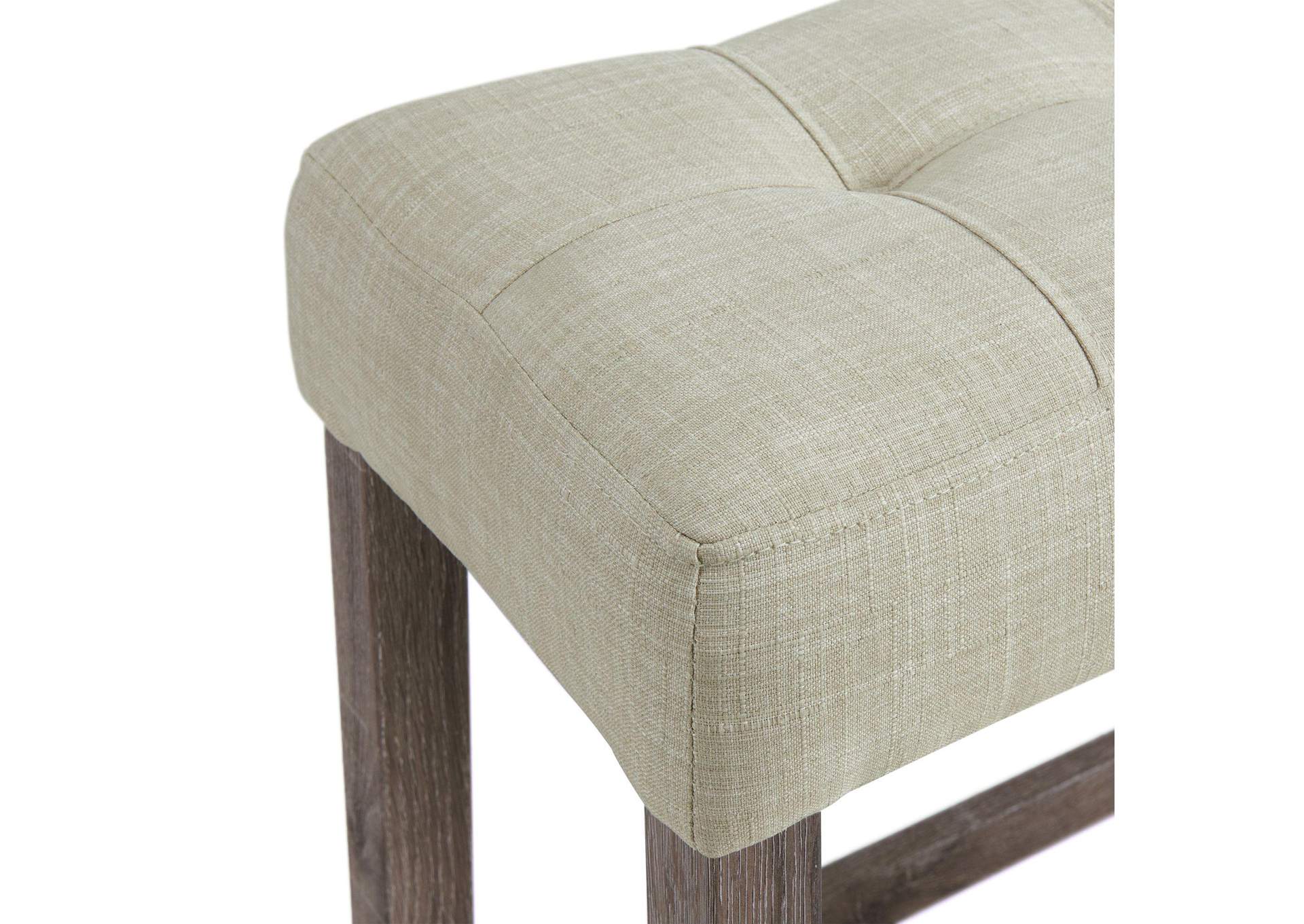 Oak Lawn Grey Bar Table Single Pack Table 3 Tan Fabric Stools image 16