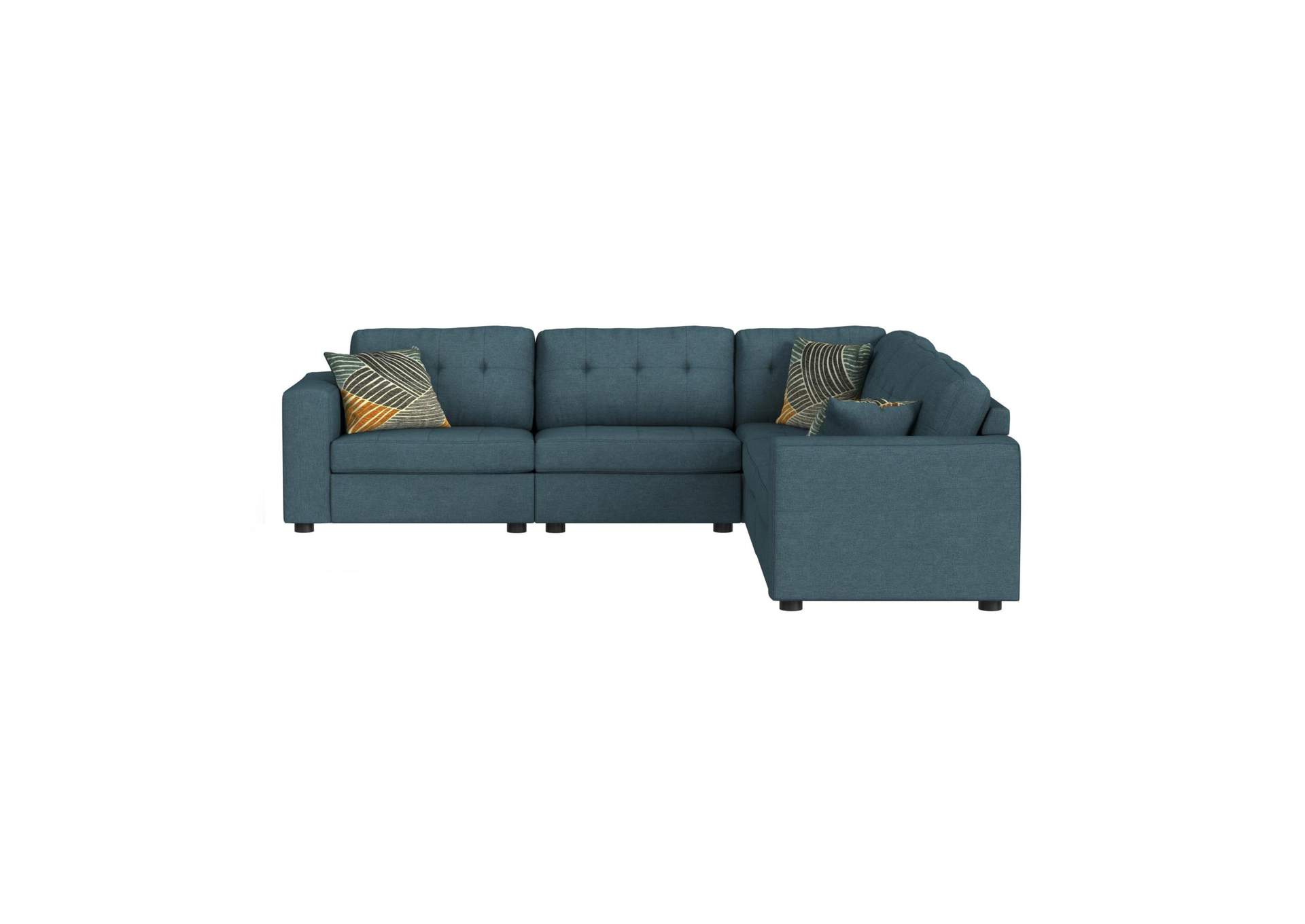 Options One Right Hand Facingchair In Palmer Plus Teal With 1 Pillow 20 image 4