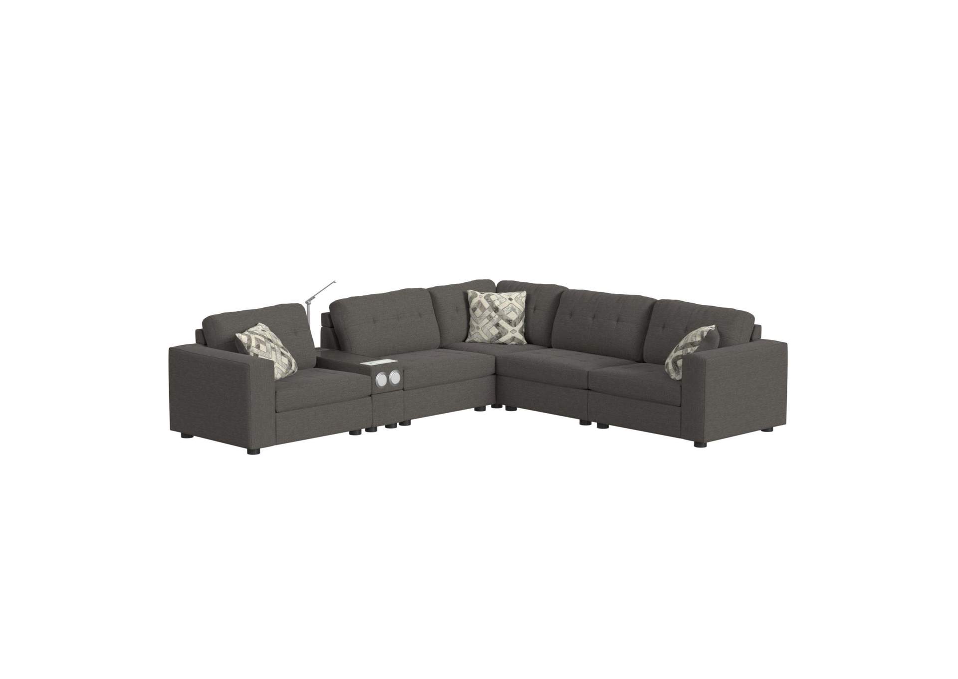 Options One Right Hand Facing Chair In Palmer Plus Ash With 1 Pillow 20 image 3