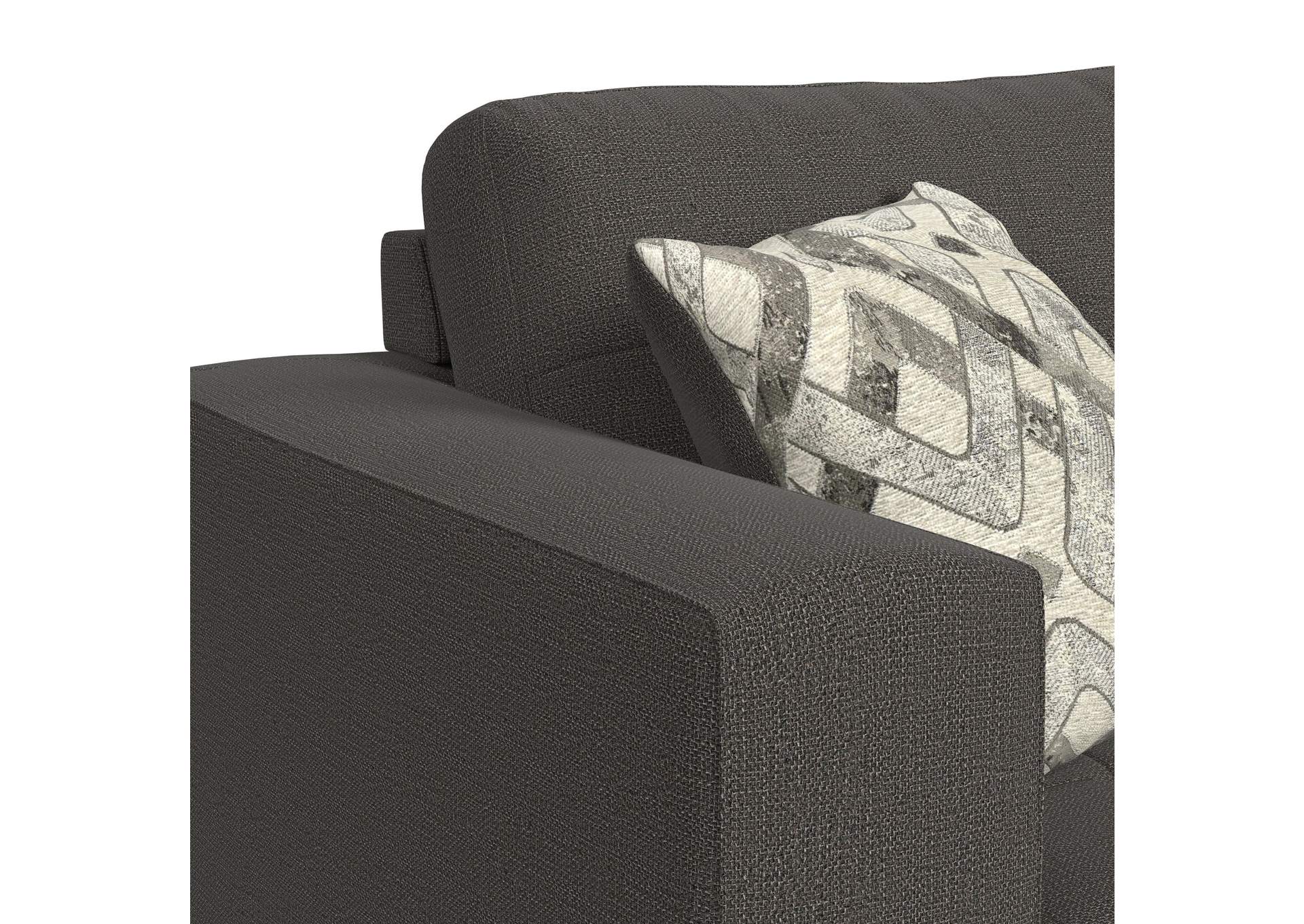 Options One 7 Piece Living Room Set In Palmer Plus Ash image 8