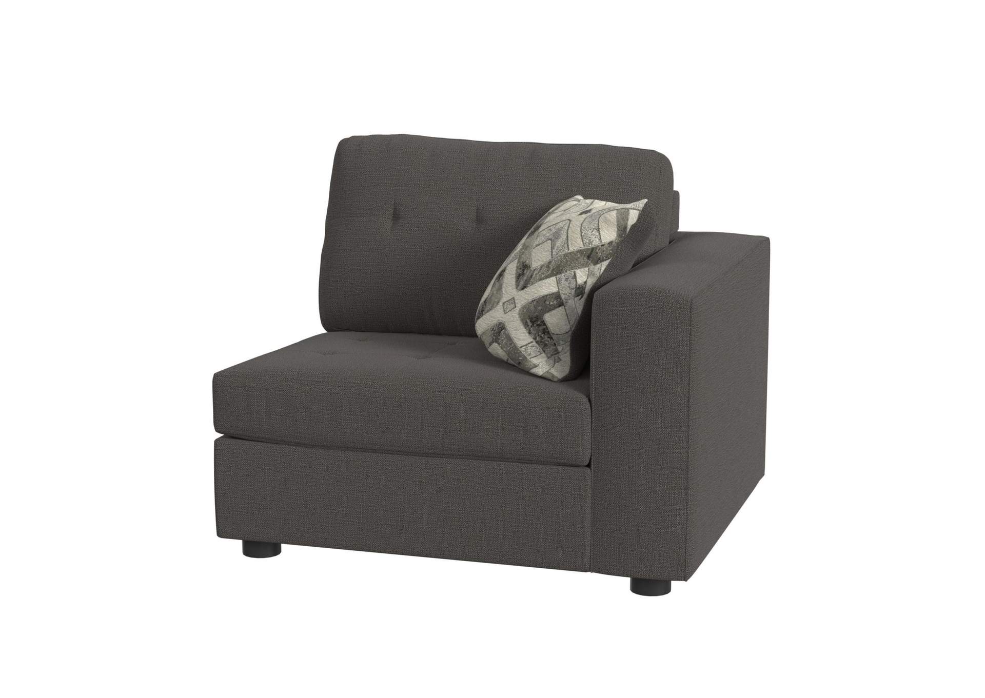 Options One Right Hand Facingchair In Palmer Ash With 1 Pillow image 3