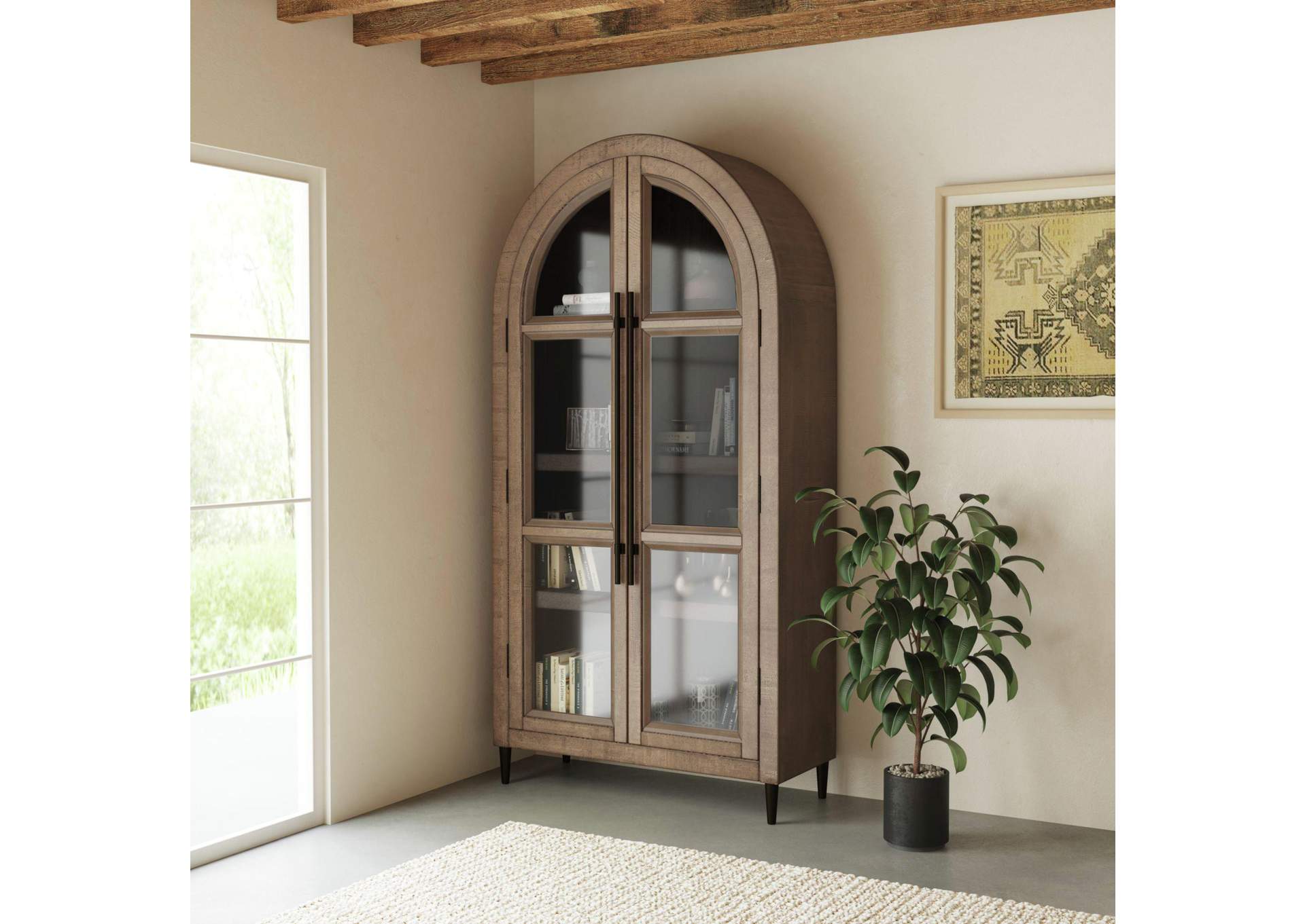Orion Bookcase In Weathered Oak image 1