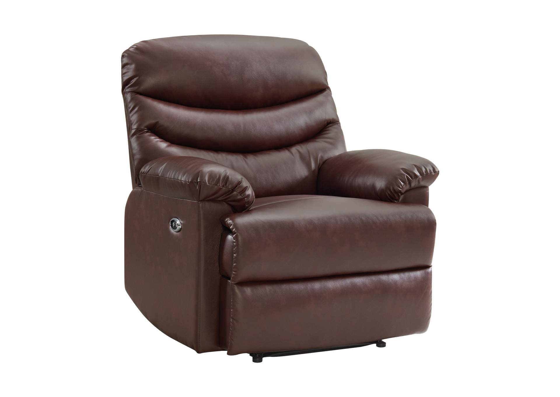Palmdale 91491 Power Recliner Pu Red - Brown A