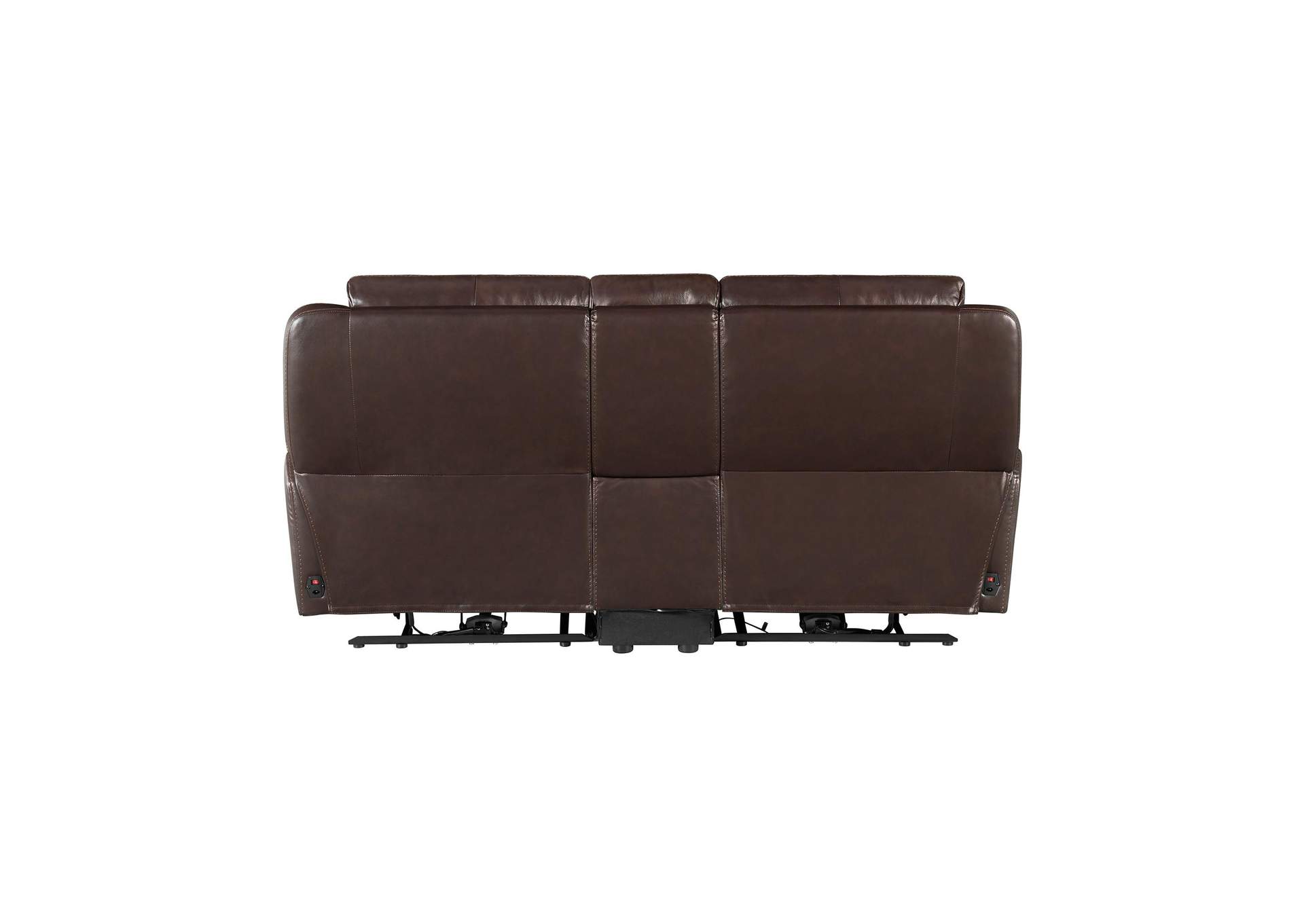 Pantera Power Motion Loveseat With Console In Palais Dark Brown image 13