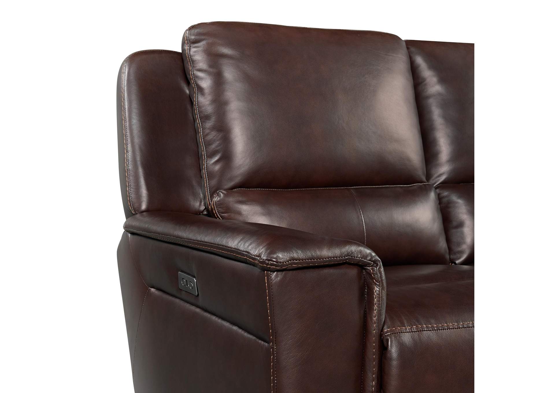 Pantera Power Motion Sofa In Palais Dark Brown image 3