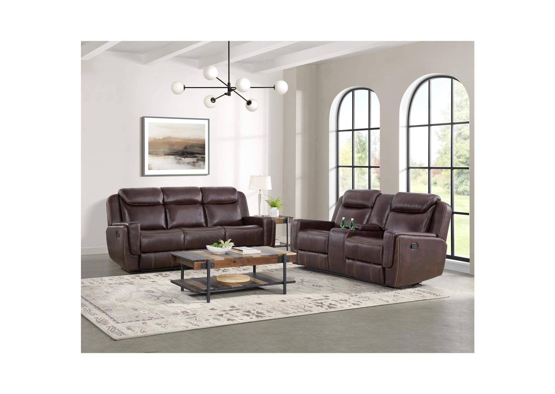 Panther Motion Sofa In Neono Brown image 1