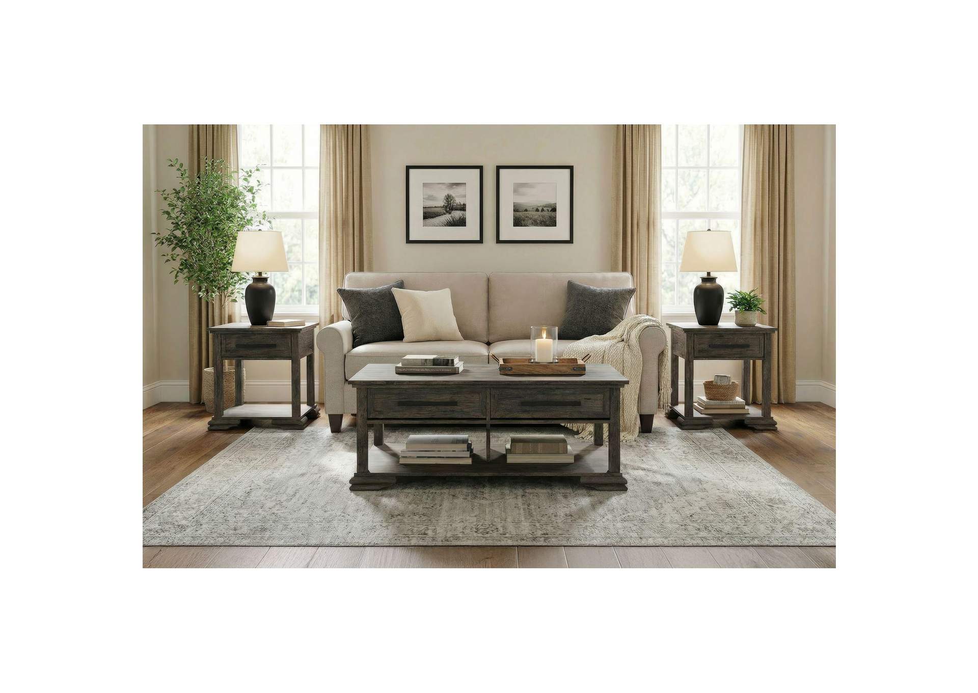 Park Ridge Coffee Table In Charcoal image 1