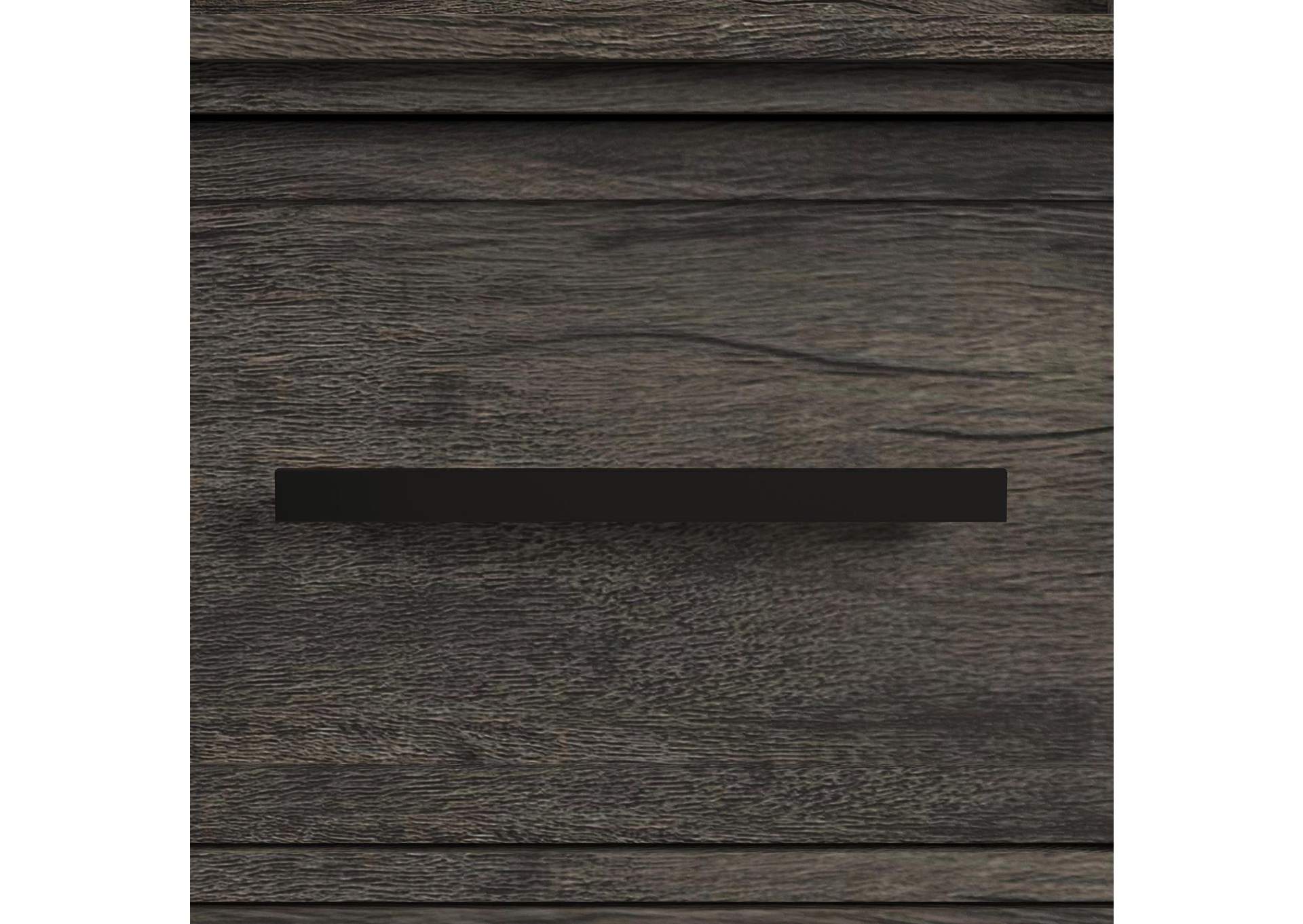 Park Ridge Kit - 82 TV Console With Fireplace Insert In Charcoal image 6